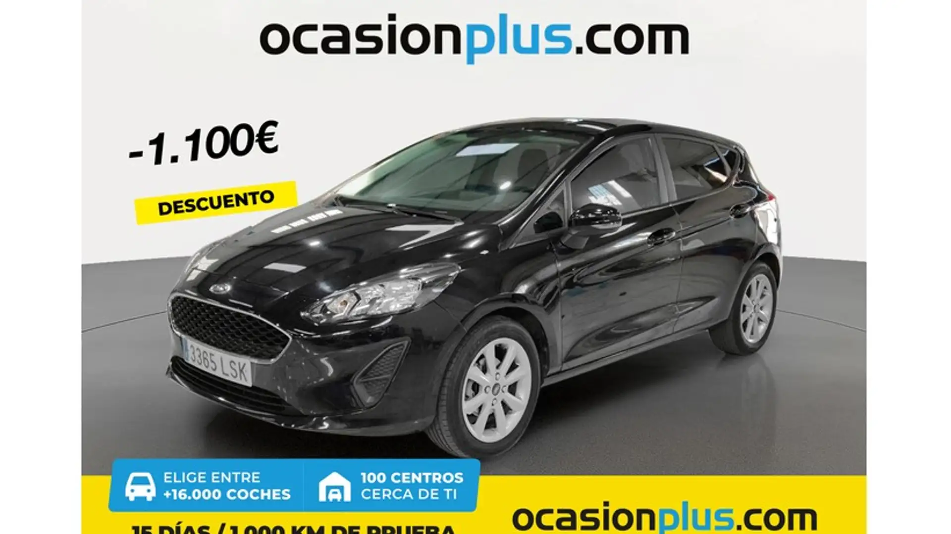 Ford Fiesta 1.0 EcoBoost S/S Trend 100 Negro - 1