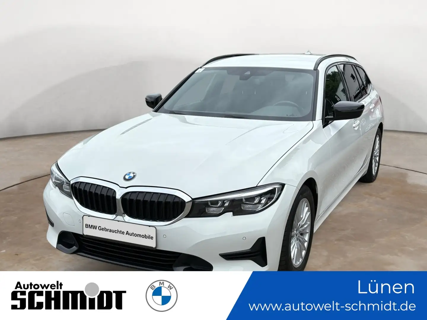 BMW 318 d Touring Sport Line Aut. + GARANTIE Weiß - 1