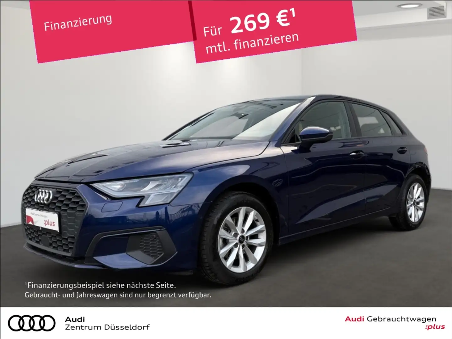 Audi A3 Sportback 30 TDI MMI KAMERA PDC VIRTUAL Blau - 1