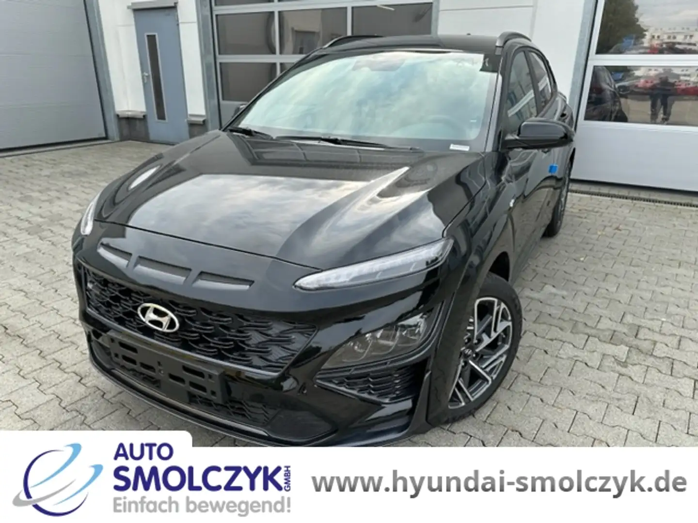 Hyundai KONA 1.0T N-LINE NAVI+KAMERA+ASSISTENZPAKET Negro - 1