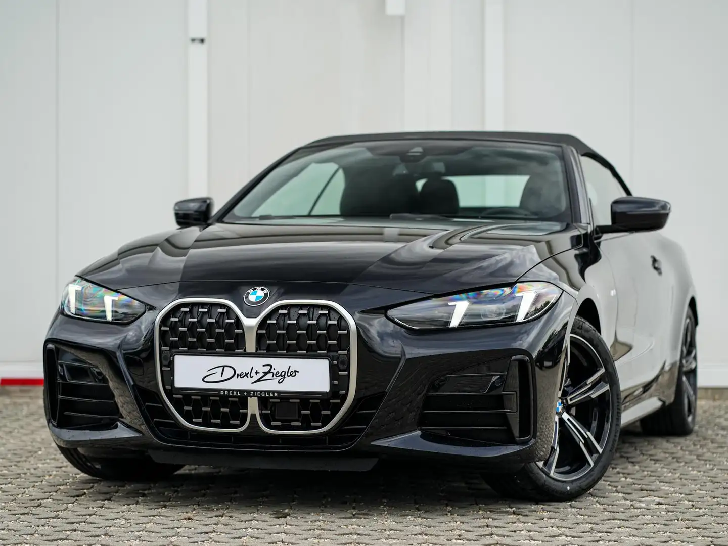 BMW 420 d Cabrio M Sport ACC Sitzlüft L-Heizg Nackenw Zwart - 1