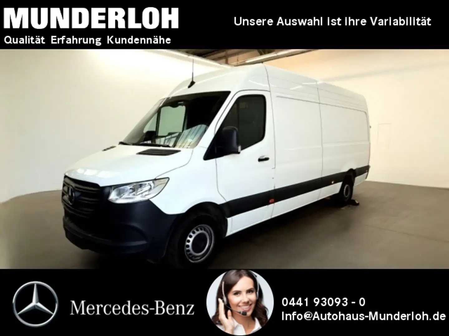 Mercedes-Benz Sprinter 317 CDI Kasten PRO Hochdach Lang SpurW Weiß - 1