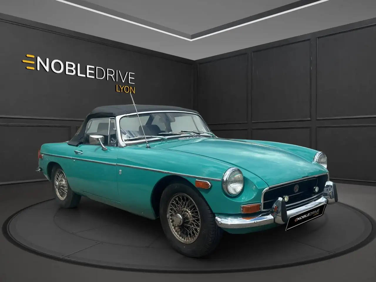 MG MGB (MGB) 1.8 96ch CABRIOLET LHD - AQUA BLUE TRES RARE, foto 3