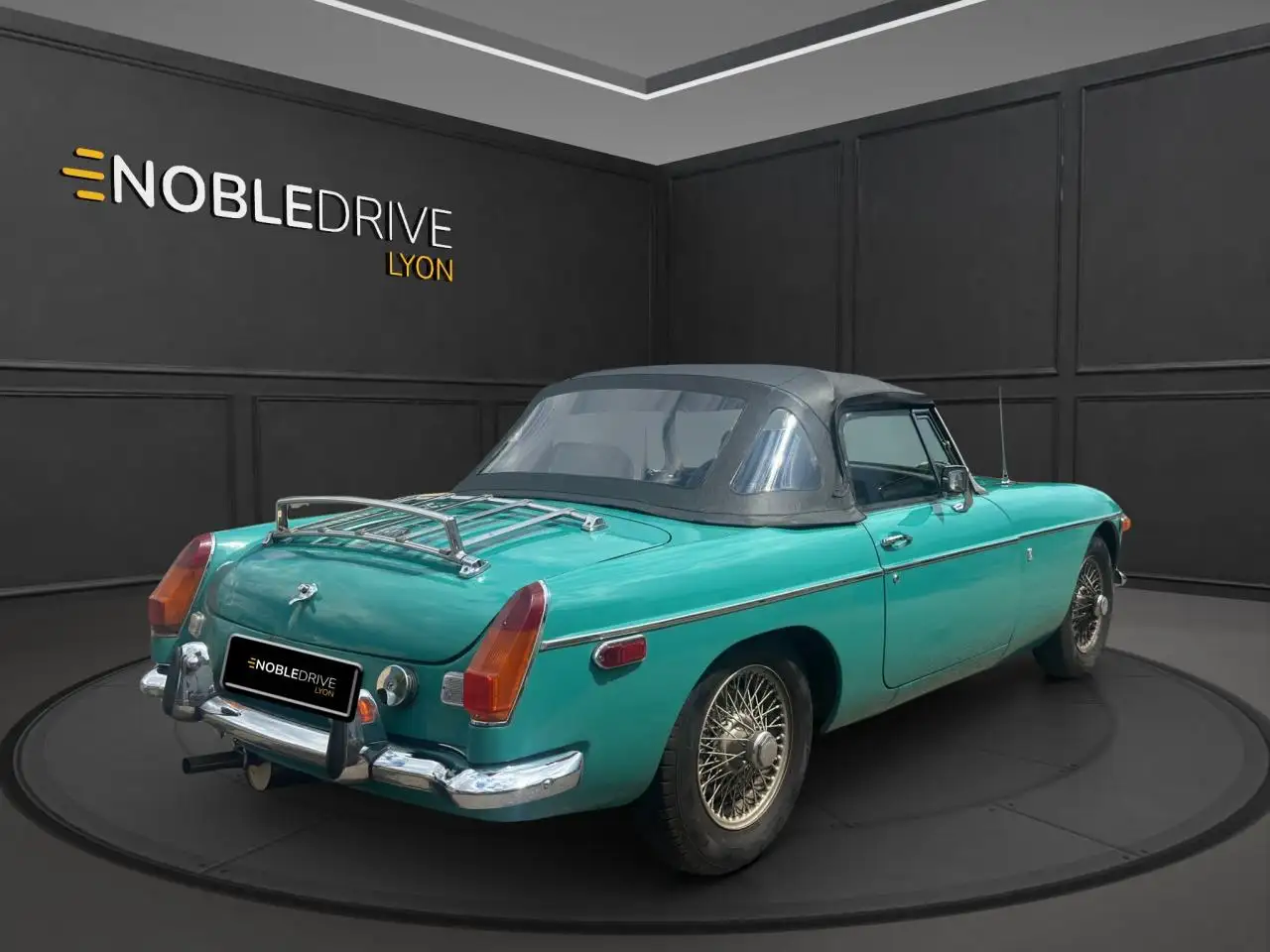MG MGB (MGB) 1.8 96ch CABRIOLET LHD - AQUA BLUE TRES RARE, foto 4