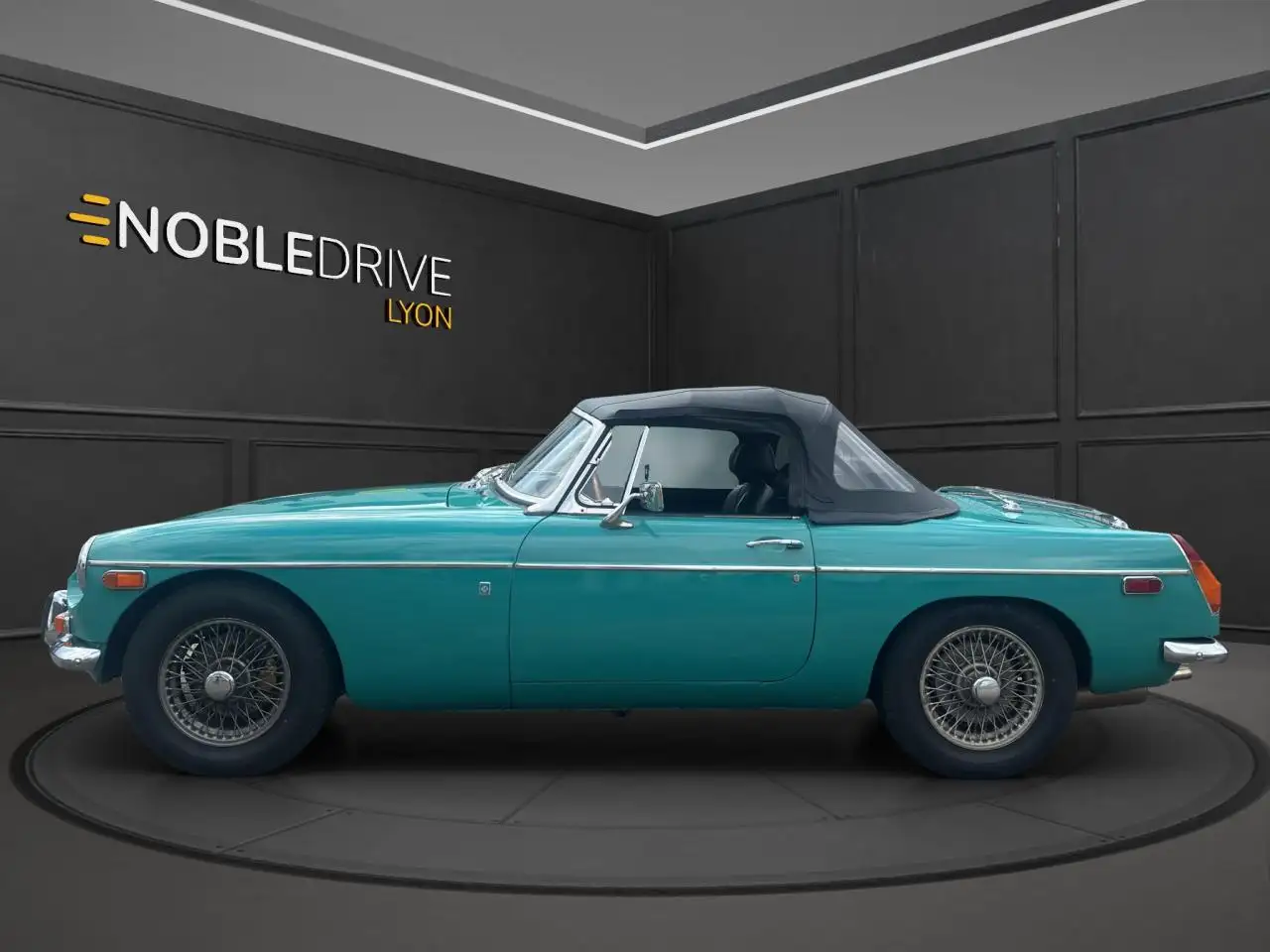 MG MGB (MGB) 1.8 96ch CABRIOLET LHD - AQUA BLUE TRES RARE, foto 7