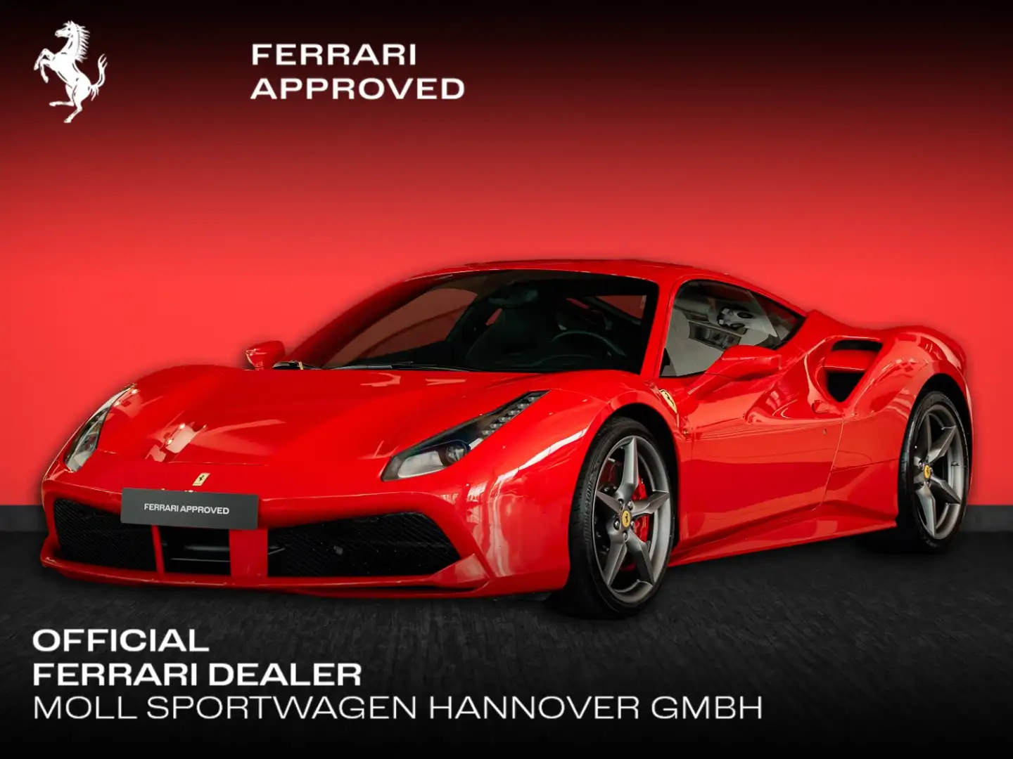 Ferrari 488 GTB 1.Hand*2-Jahre-Garantie*Lift-System Rouge - 1