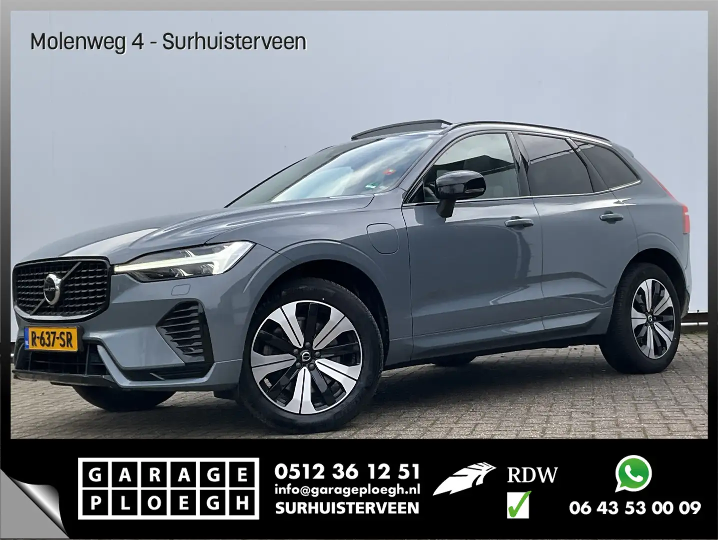 Volvo XC60 2.0 T8 Plug-in hybrid AWD Plus Dark 1Eig BLIS Memo Grau - 1