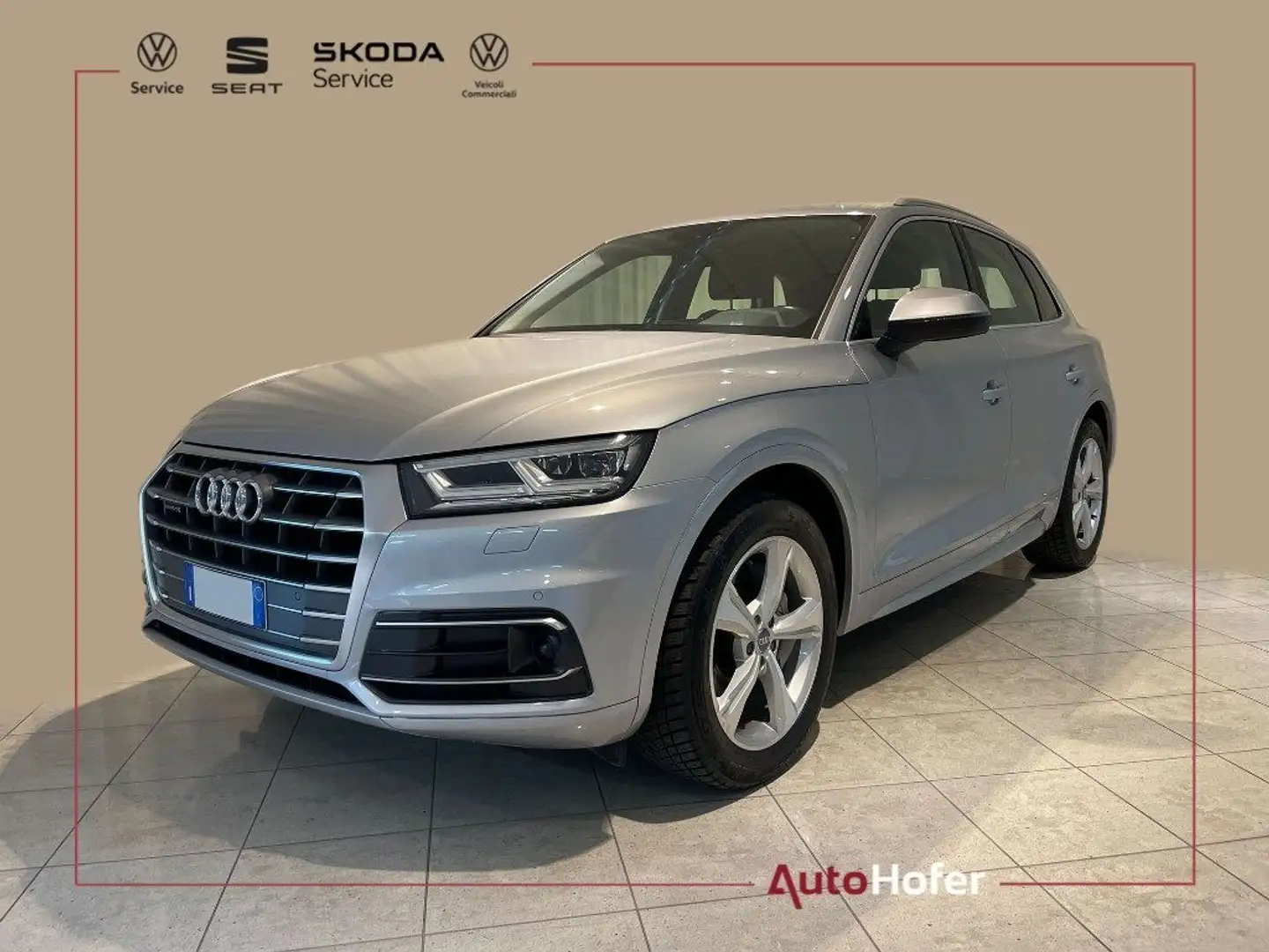 Audi Q5 2.0 TDI quattro S tronic Business Sport *LUFT* LED Silber - 1