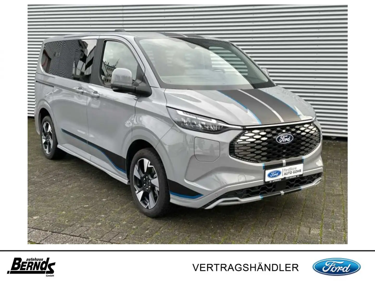 Ford Transit Custom e-Tourneo 340 L1H1 Sport Grijs - 1