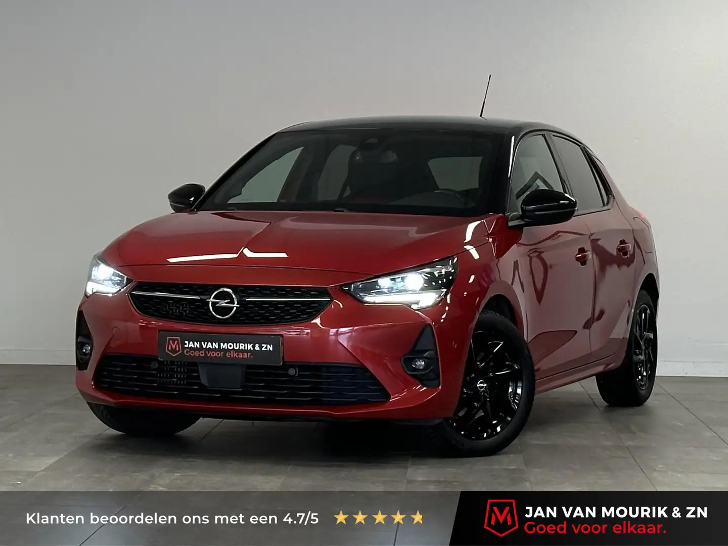 Opel Corsa 1.2 Turbo 100 GS Line | Navigatie | Camera | Clima Rojo - 1