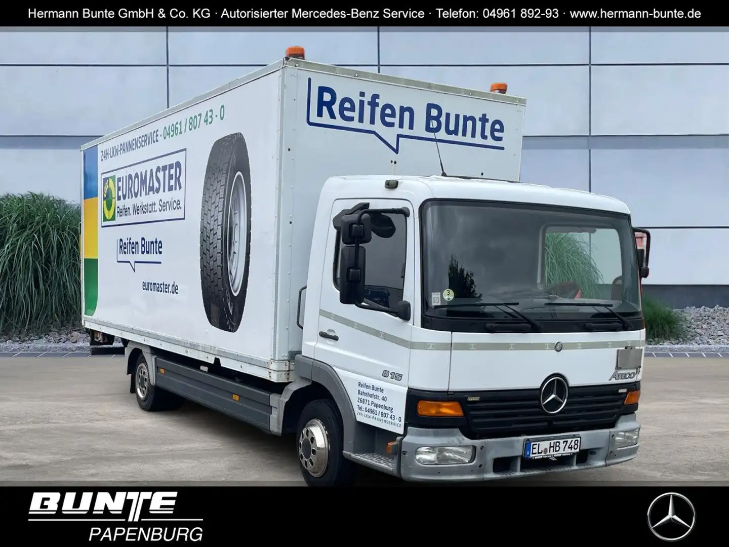 Mercedes-Benz ATEGO 815 Koffer mit LBW Reifen- Pannenfahrzeug So Wit - 1