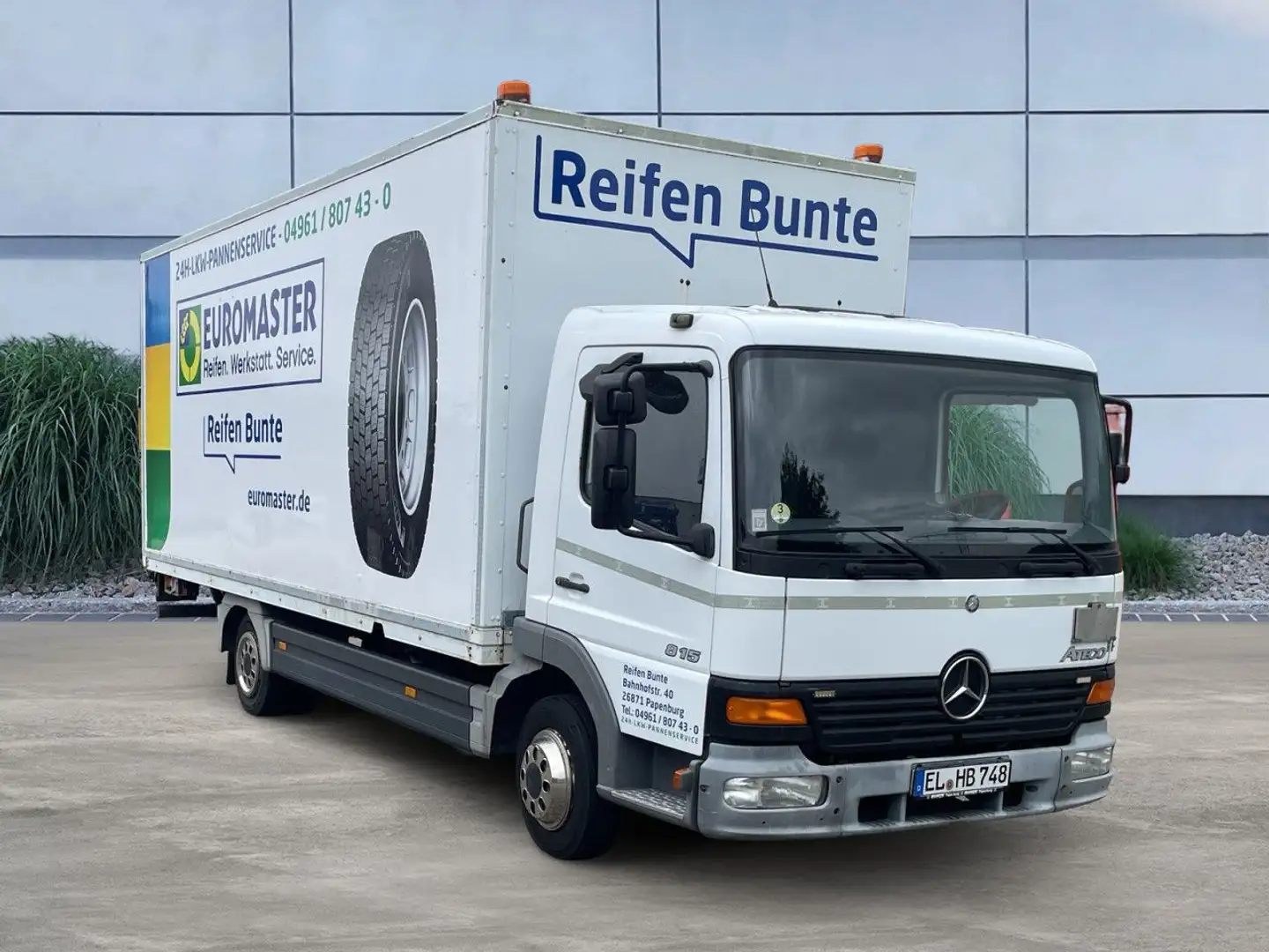 Mercedes-Benz ATEGO 815 Koffer mit LBW Reifen- Pannenfahrzeug So Wit - 2