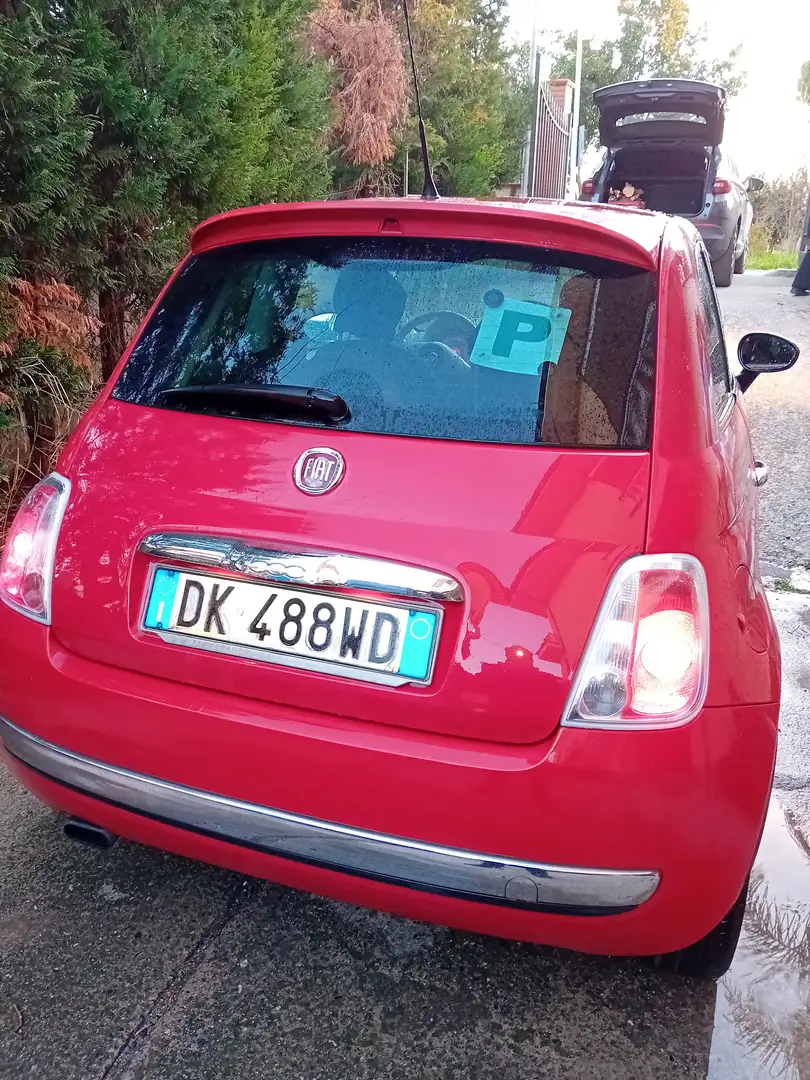 Fiat 500 500 1.3 mjt 16v Lounge 75cv Rood - 2