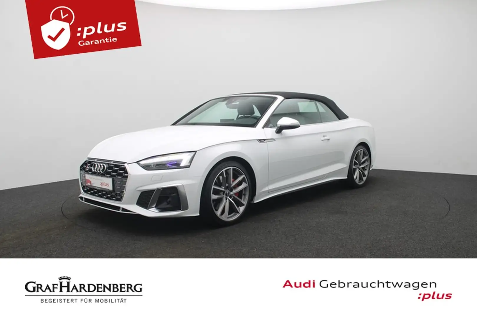Audi S5 Cabrio 3.0 TFSI quattro . Matrix Navi AHK Blanco - 1