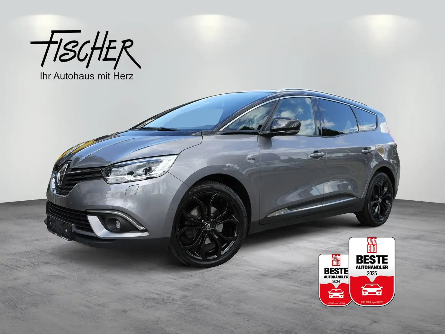 Renault Grand Scenic IV TCe 160 Black Edition 1.Hd AHK ACC HuD Pano BOS Grau - 1