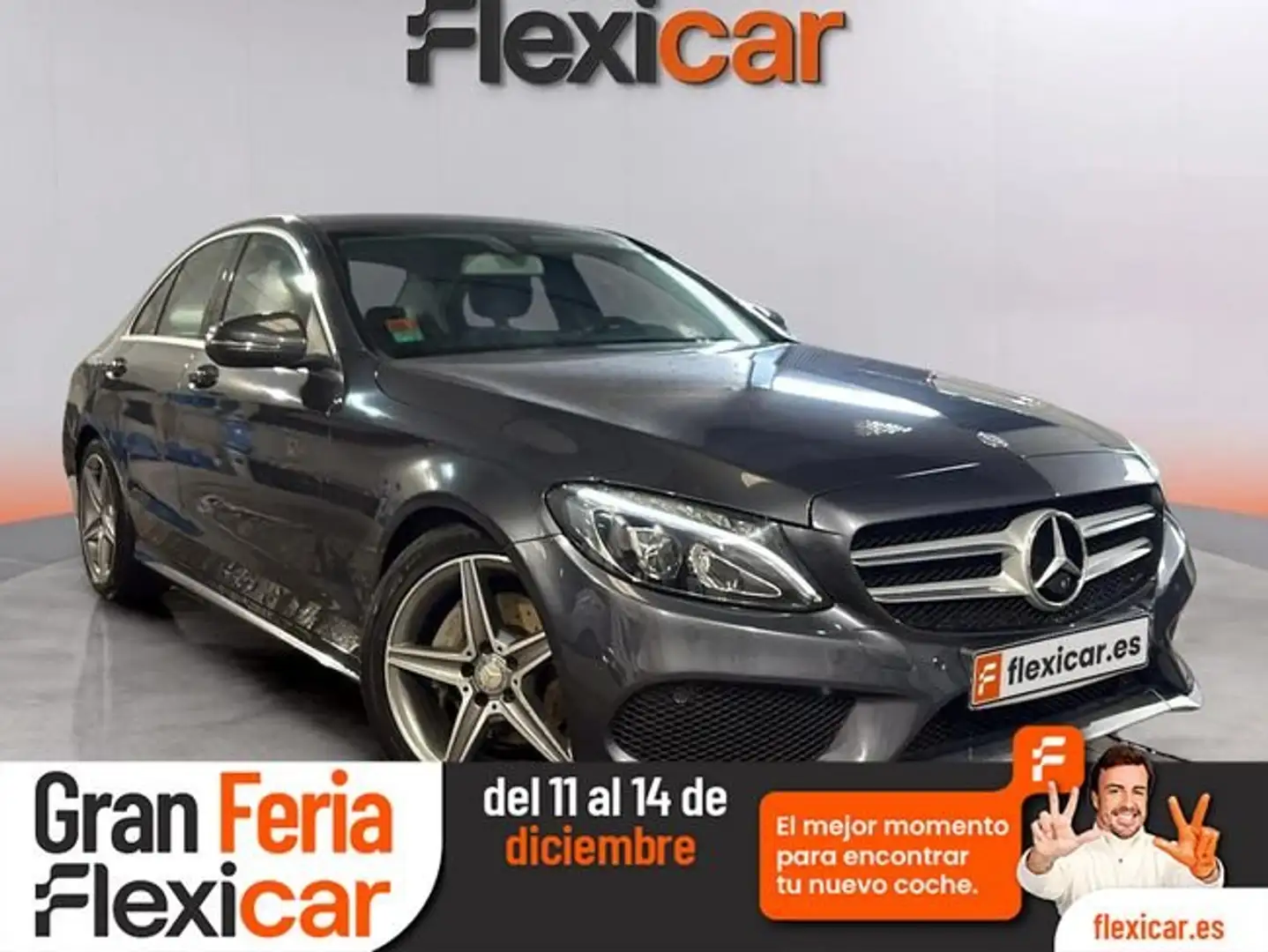 Mercedes-Benz C 220 220CDI Elegance Aut. Gris - 1
