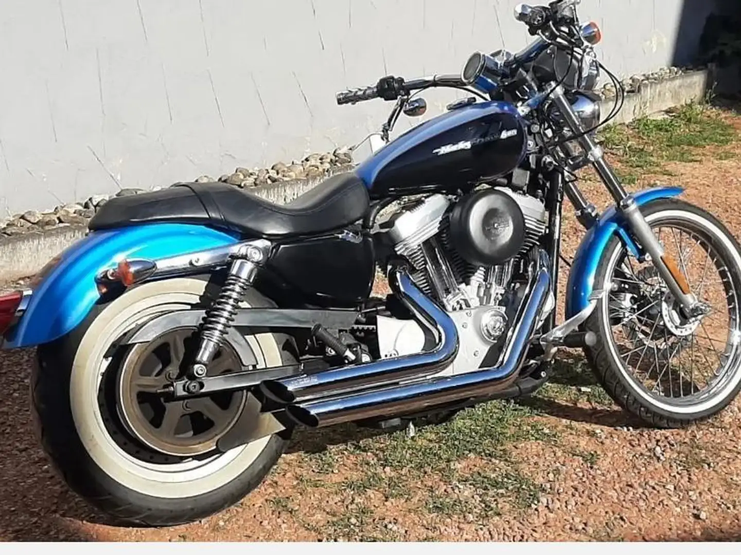 Harley-Davidson Sportster Custom 53 Blau - 1