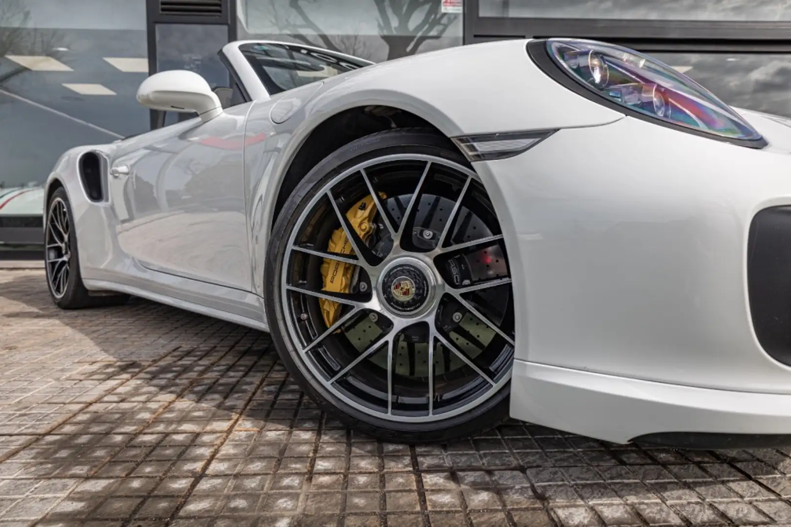 Porsche 991 Turbo S Cabriolet PDK Blanco - 2