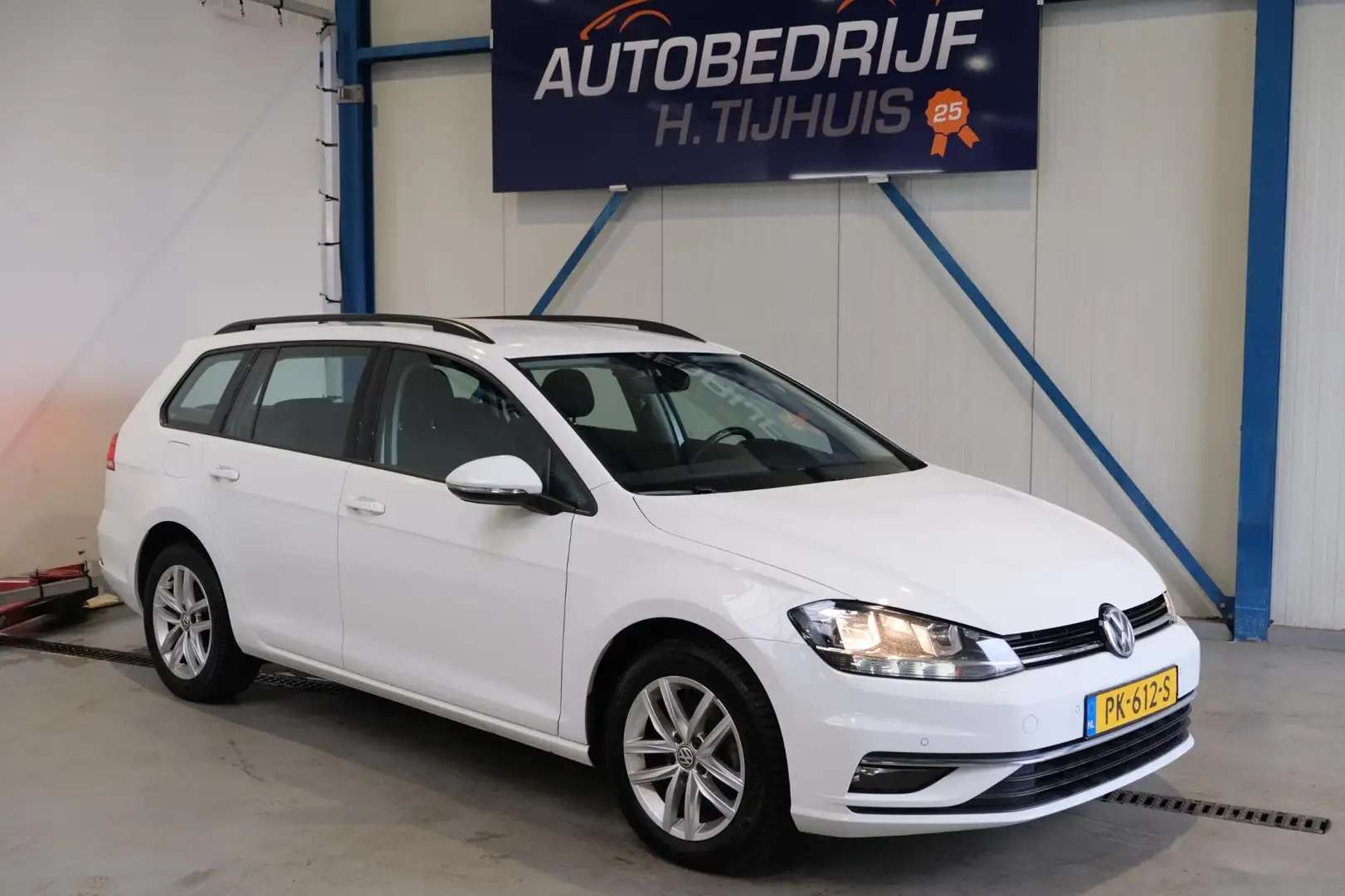 Volkswagen Golf Variant 1.6 TDI Comfortline Automaat - N.A.P. Airco, Cruis Wit - 1