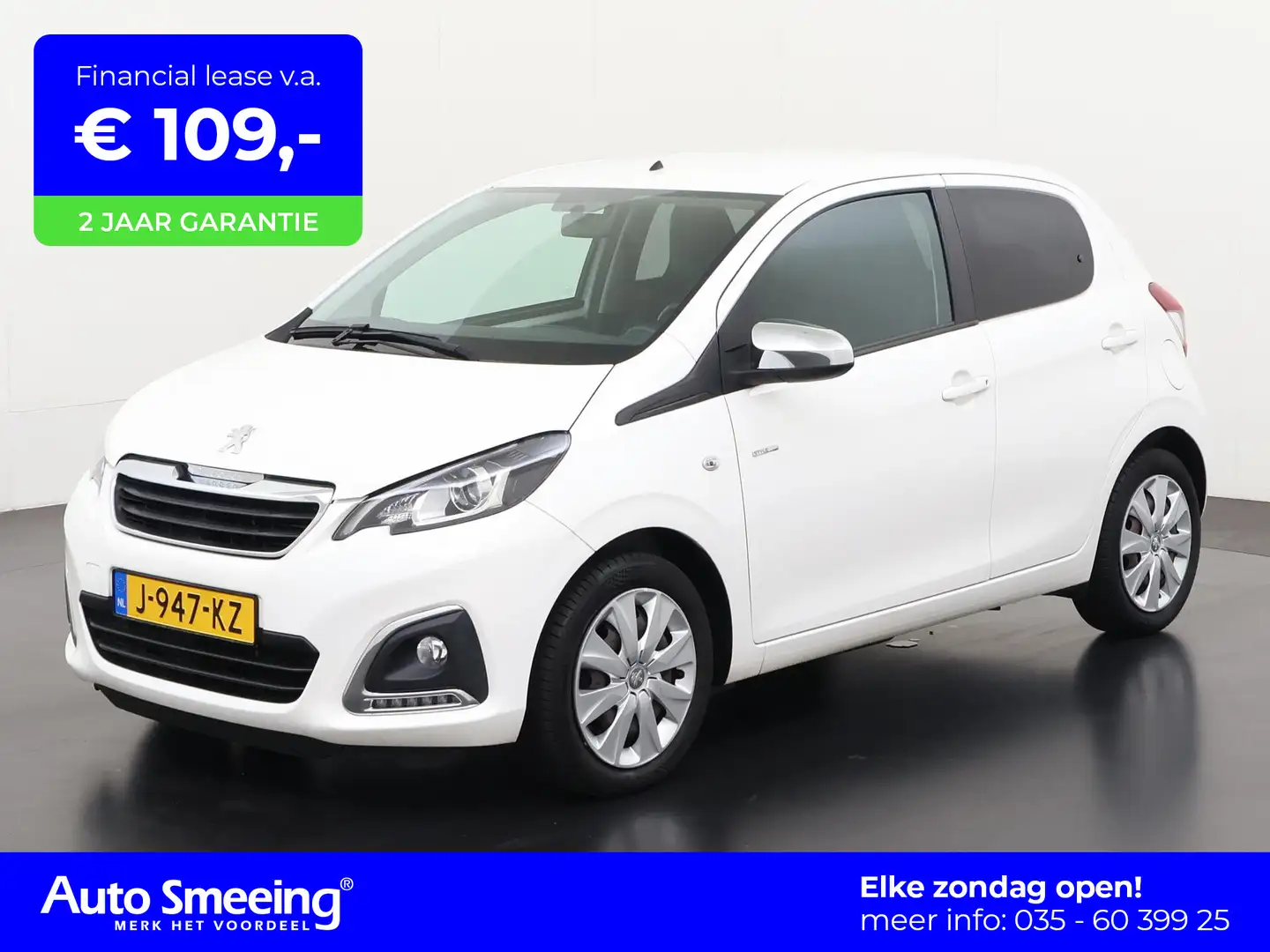 Peugeot 108 1.0 e-VTi Style | Airco | 12 mnd Garantie | Blanc - 1