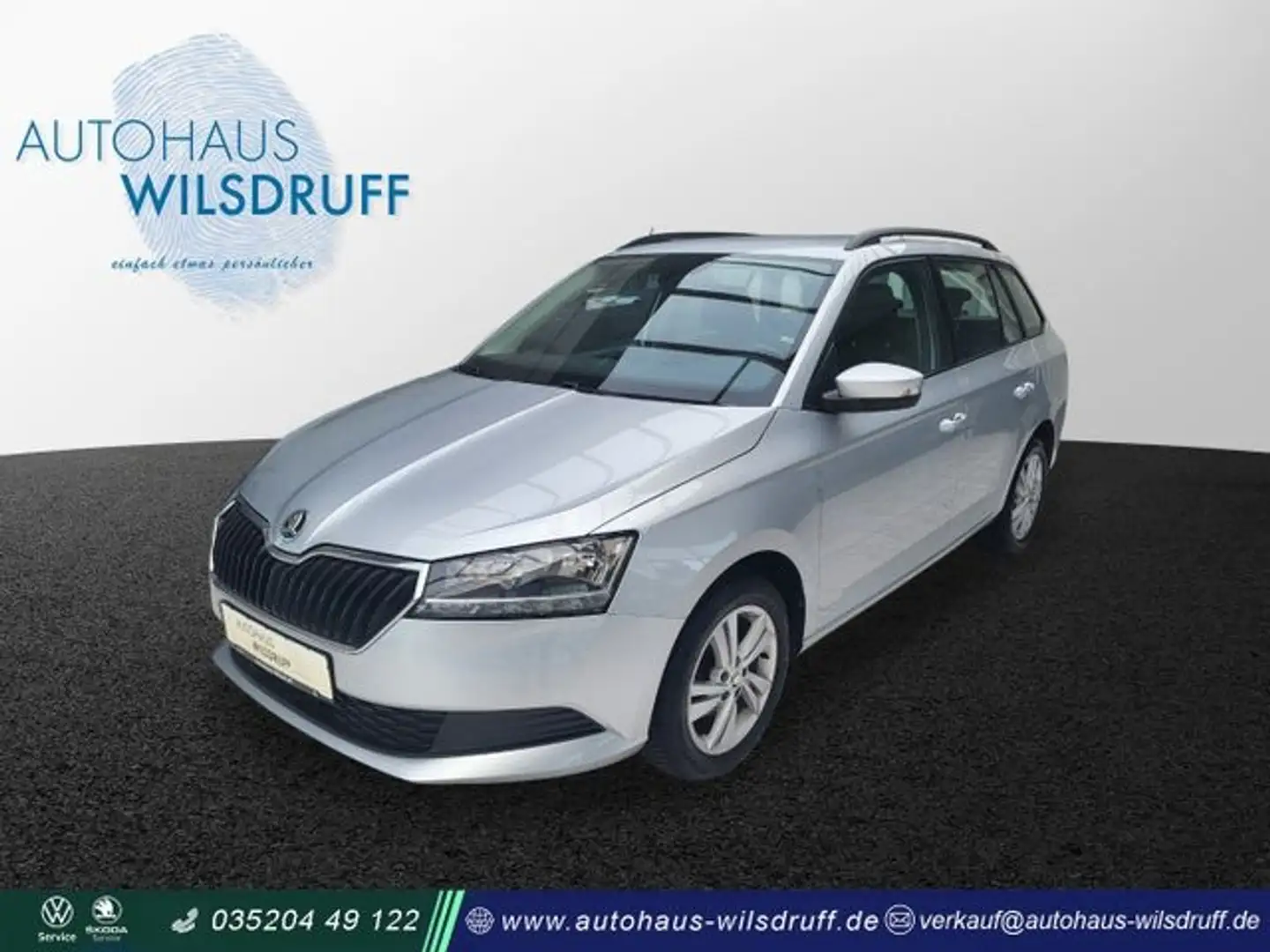 Skoda Fabia Combi 1.0 TSi Ambition Tempomat Smart-Link Argent - 1