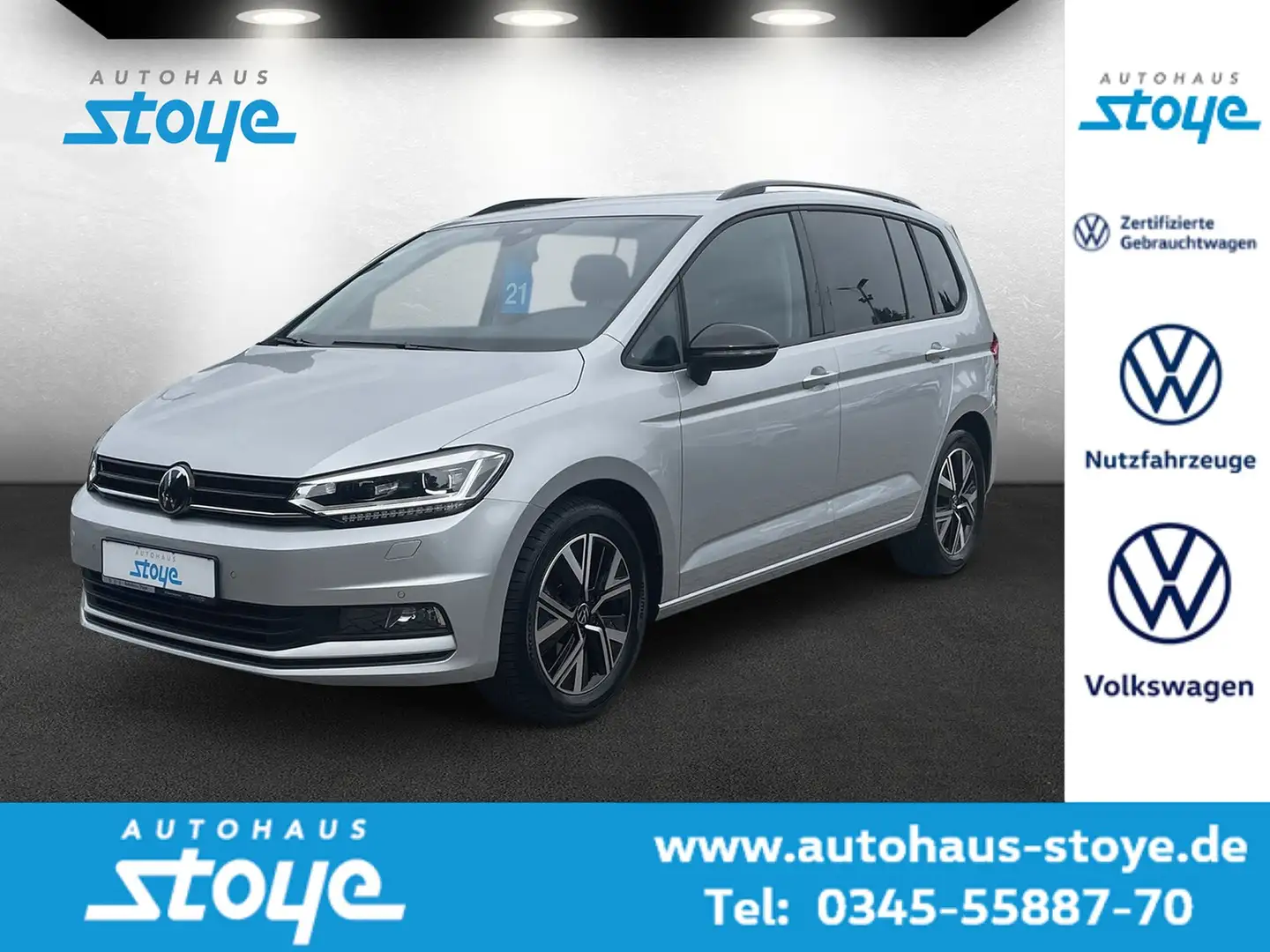 Volkswagen Touran Highline TSi DSG Navi Matrix Kamera Argent - 1