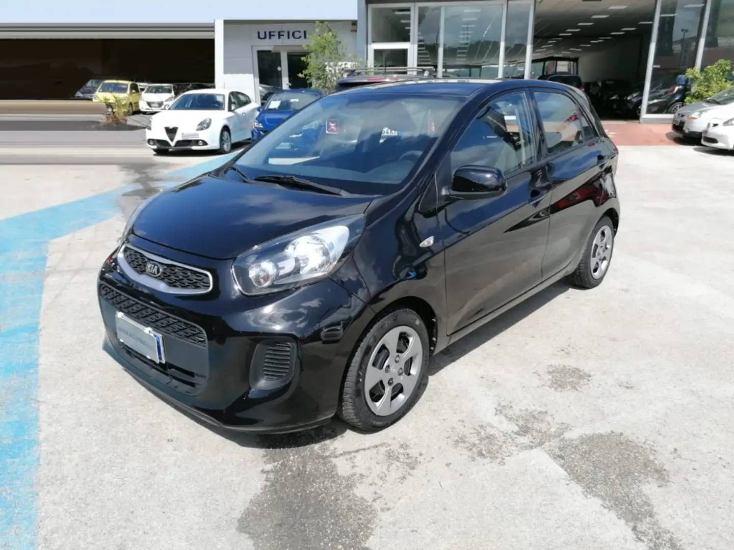 Kia Picanto 1.0 12V EcoGPL 5 porte Active Nero - 1