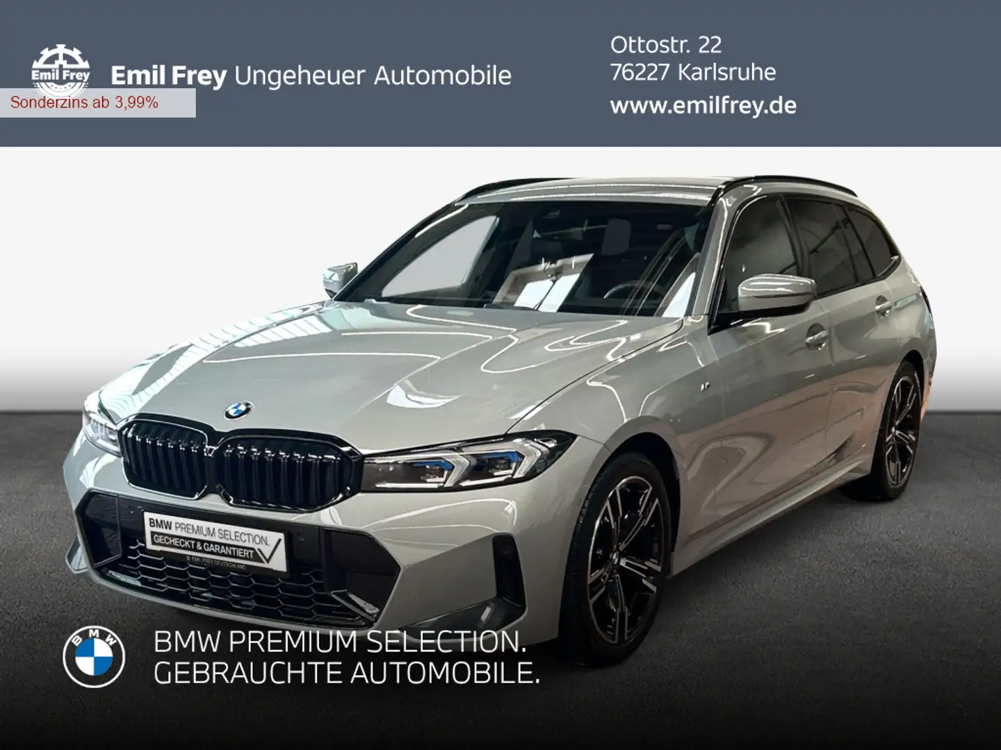 BMW 320 i Touring Aut. *SHZ*NAVI*LED*NAVI* Grau - 1