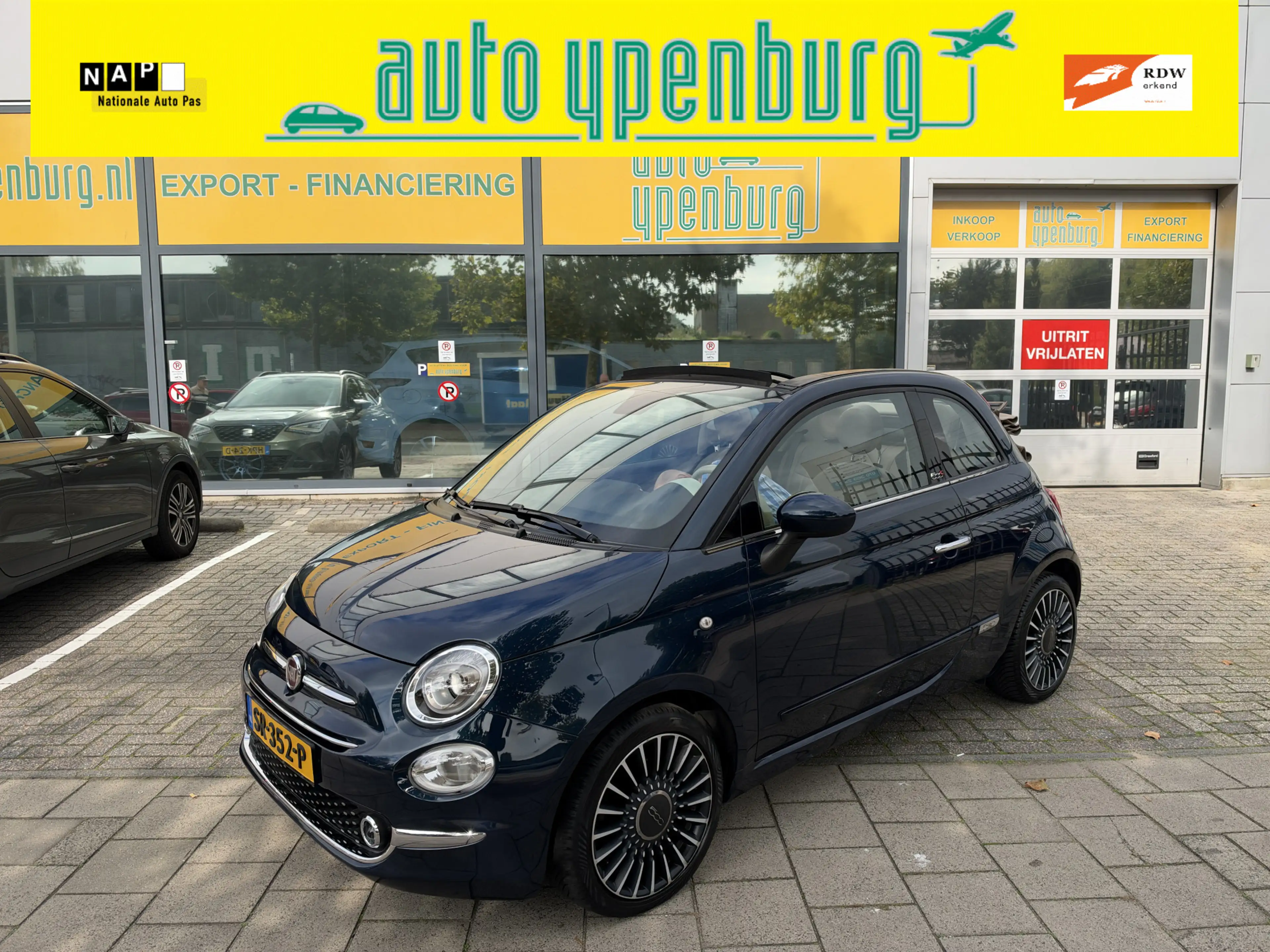 Fiat 500C 0.9 TwinAir Cabriolet * 86 Pk * Vol Leer * Navi *