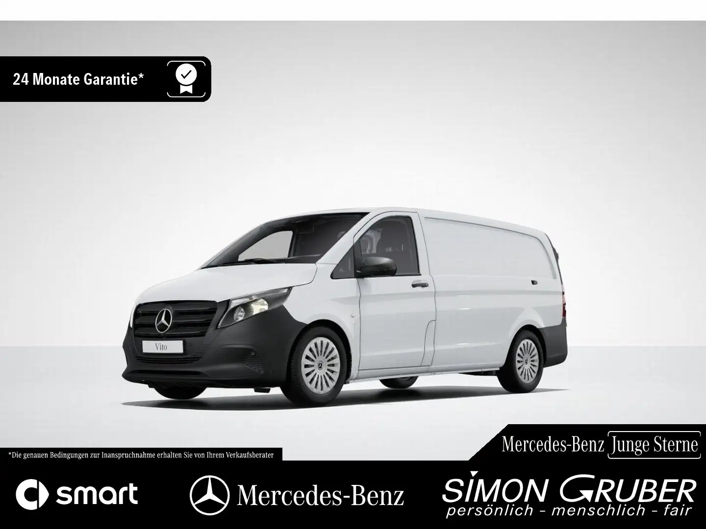 Mercedes-Benz Vito 116 CDI Kasten Lang Automatik Kamera 3Sitze Weiß - 1