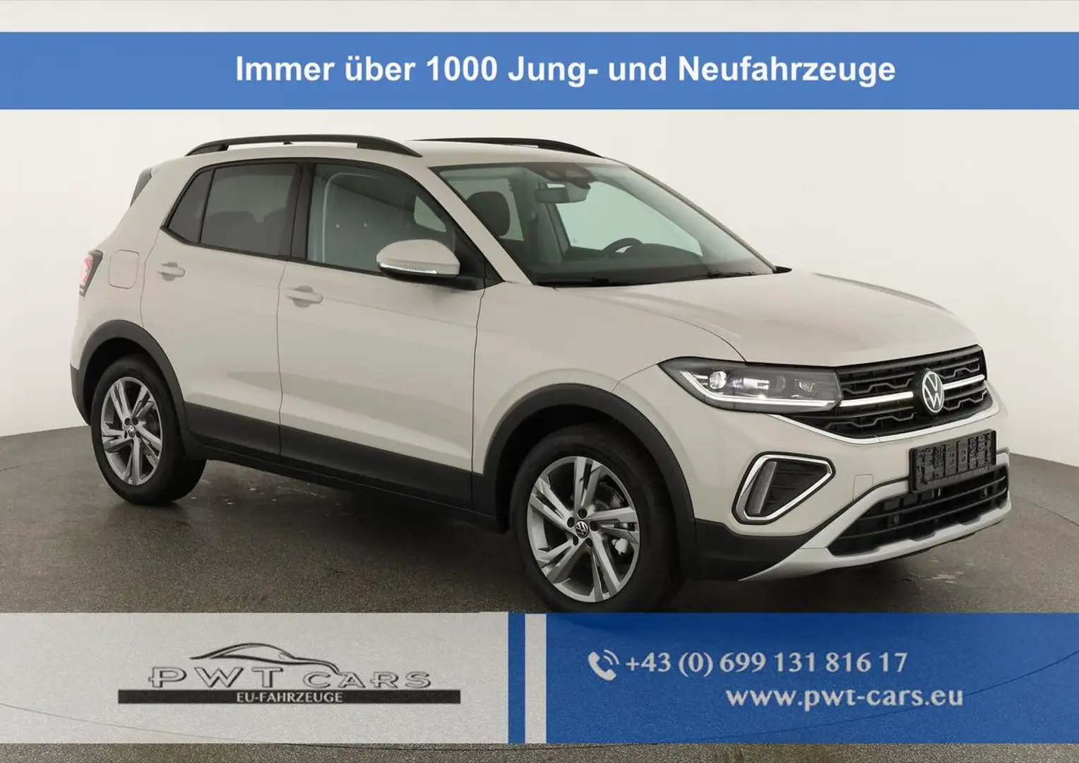 Volkswagen T-Cross 1.0 TSI 85 kW Life DSG Life, AHK, IQ.Light, Kam... Grau - 1