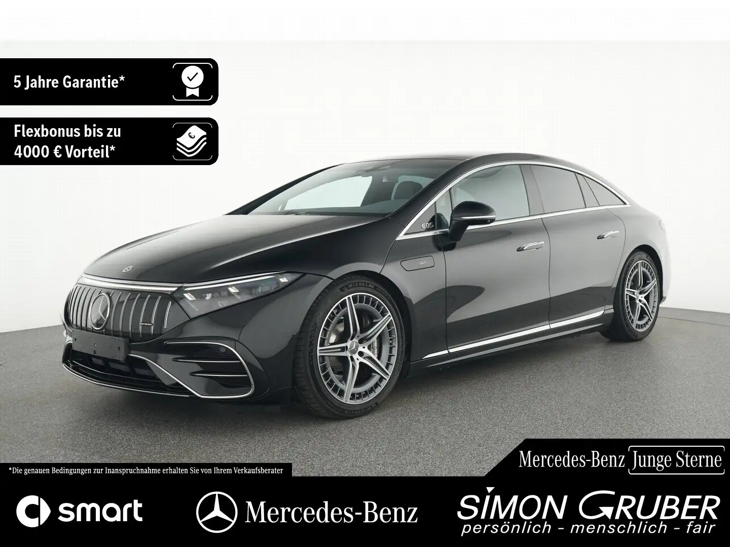 Mercedes-Benz EQS 53 4M+ AMG Hyper Pano Burm Sitzklima Massage Schwarz - 1