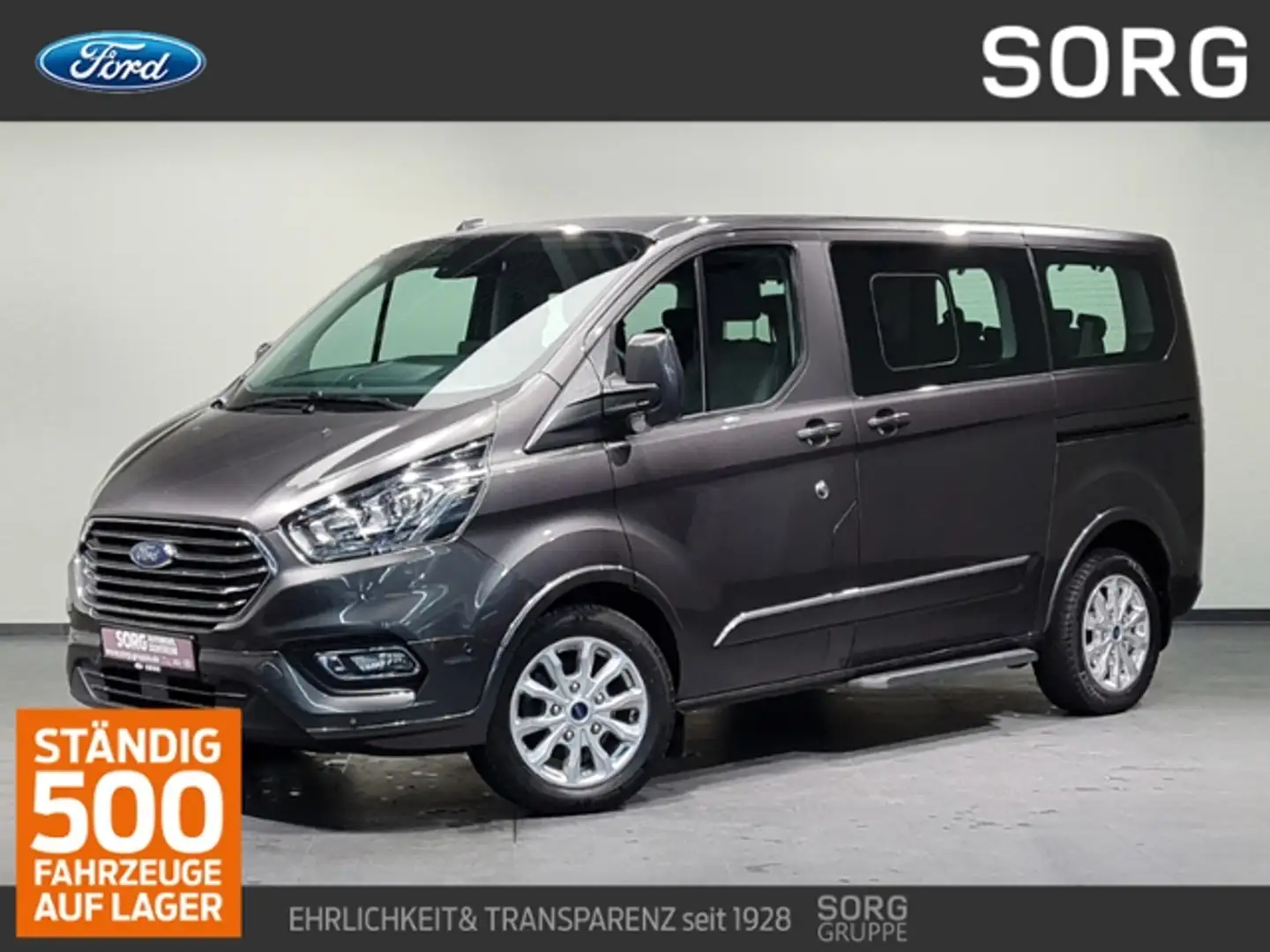 Ford Tourneo Custom 320 L1 Titanium*AHK*NAVI*KAMERA* Grau - 1