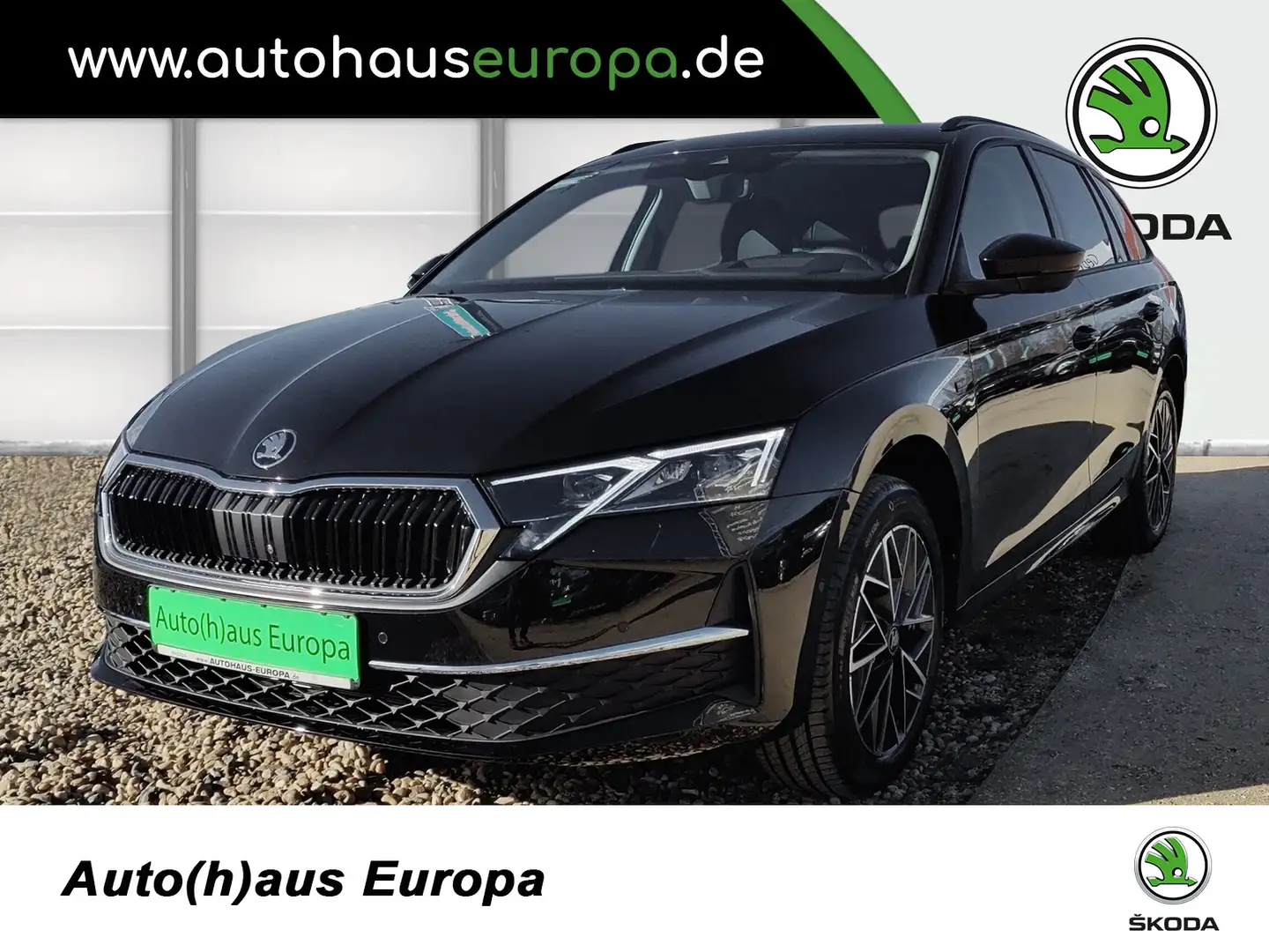 Skoda Octavia Combi 2.0 TDI DSG HeadUp Matrix ACC AHK 360 Schwarz - 1