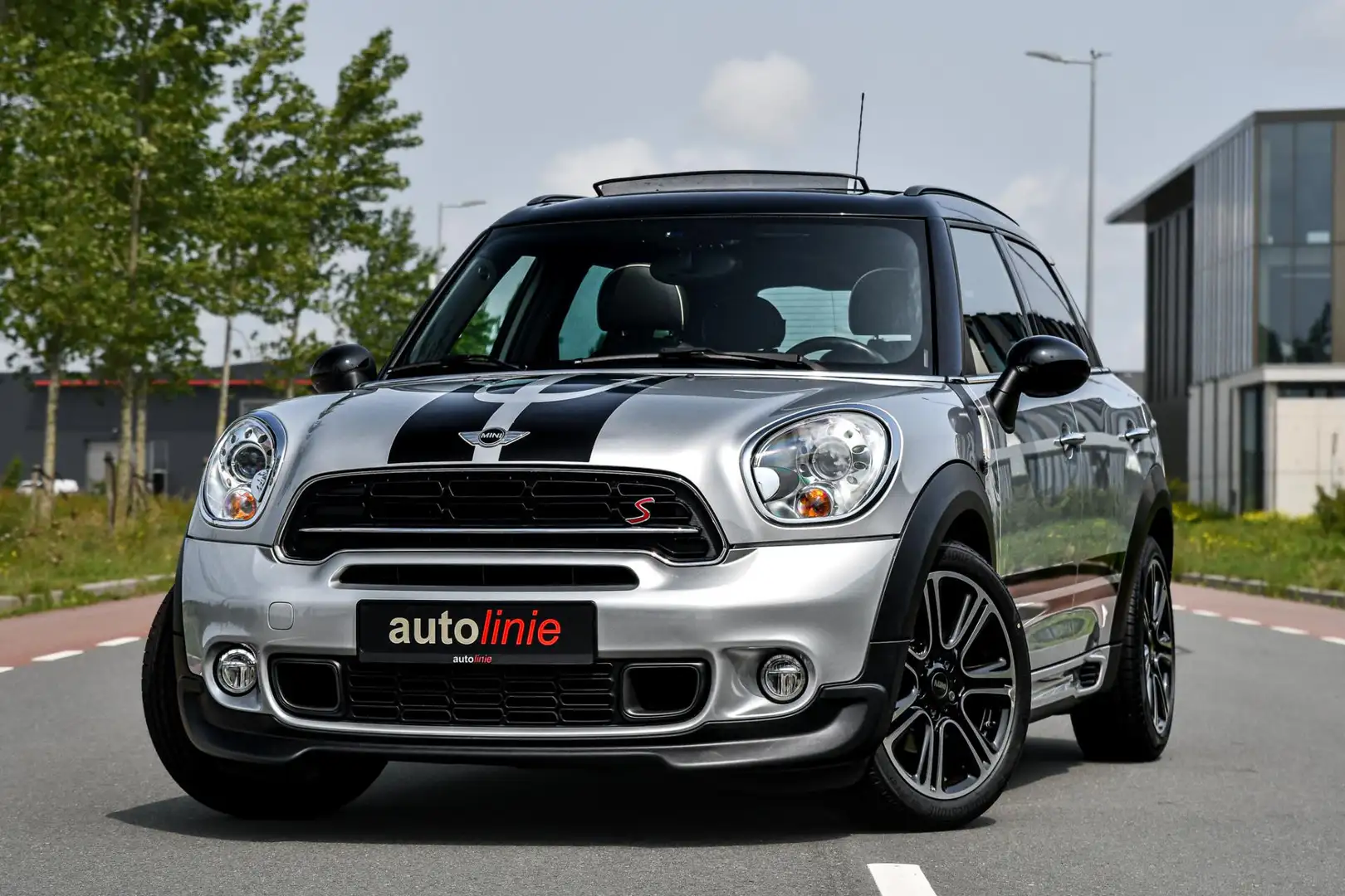 MINI John Cooper Works Countryman Mini 1.6 S, JCW Uitvoering, Chili. Pano, Leder! Plateado - 1