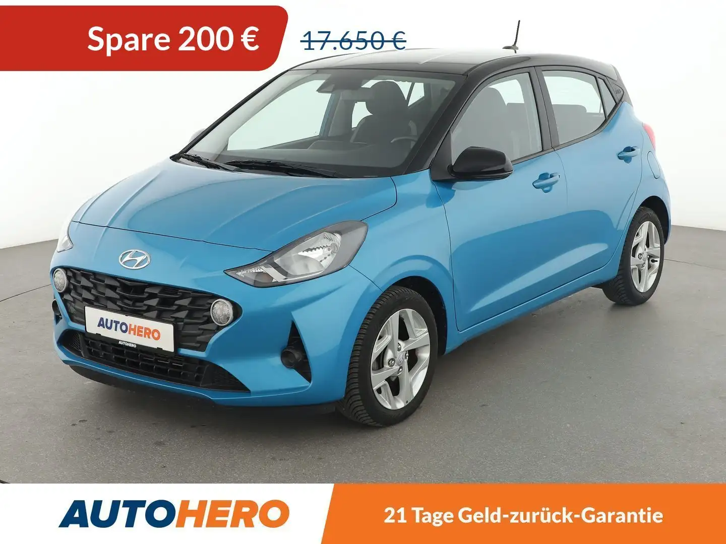 Hyundai i10 1.0 Trend Aut.*PDC*SHZ* Blau - 1