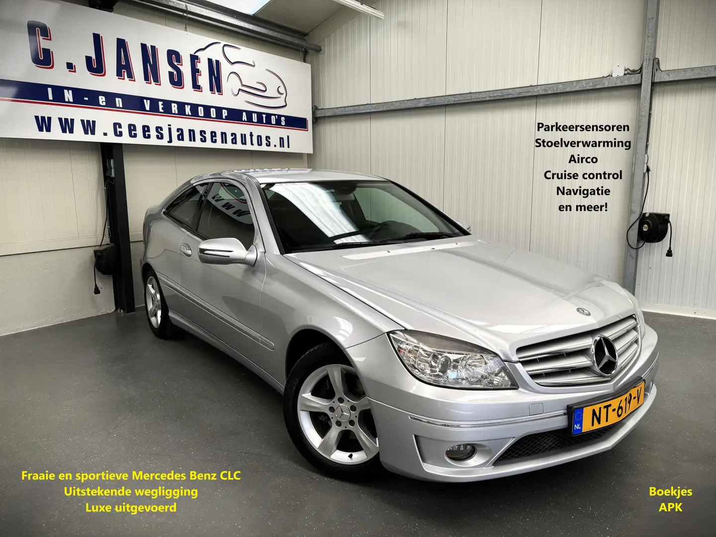 Mercedes-Benz CLC 180 K. Prestige - Prachtige auto! Grijs - 1