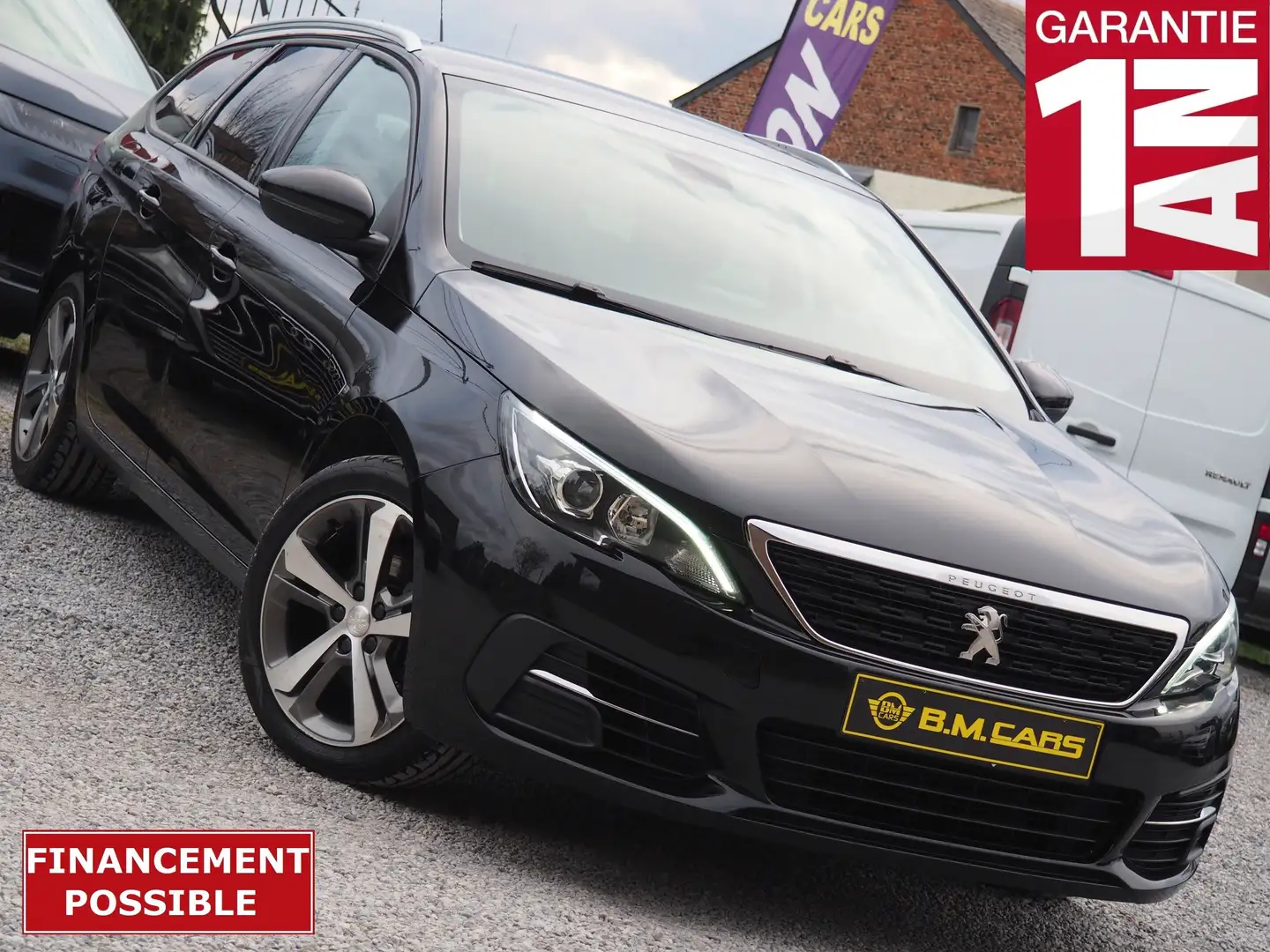 Peugeot 308 1.5 BlueHDi ✅ALLURE✅GPS-CLIM-PDC-CRUISE-EU6dTE Noir - 1