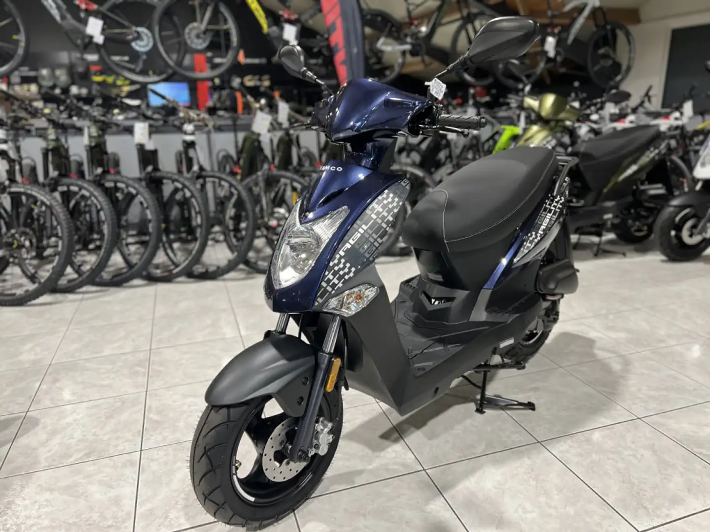 Kymco Agility 50 CLASSE B 4T 45 km/h Blauw - 2