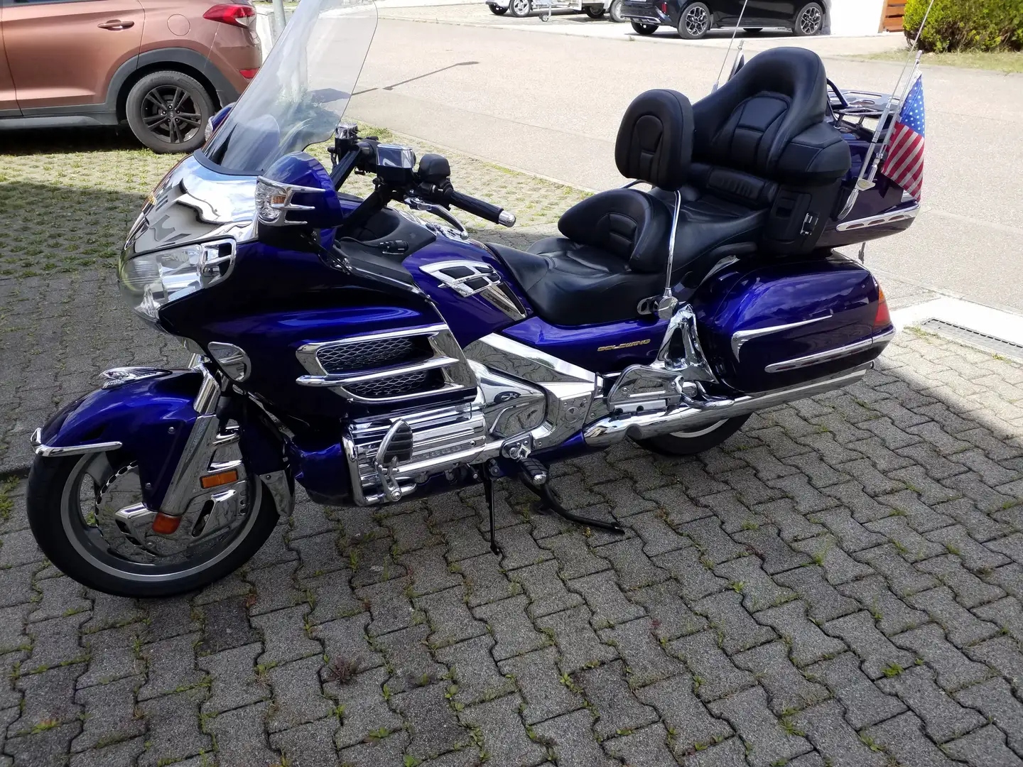 Honda Gold Wing Bleu - 1