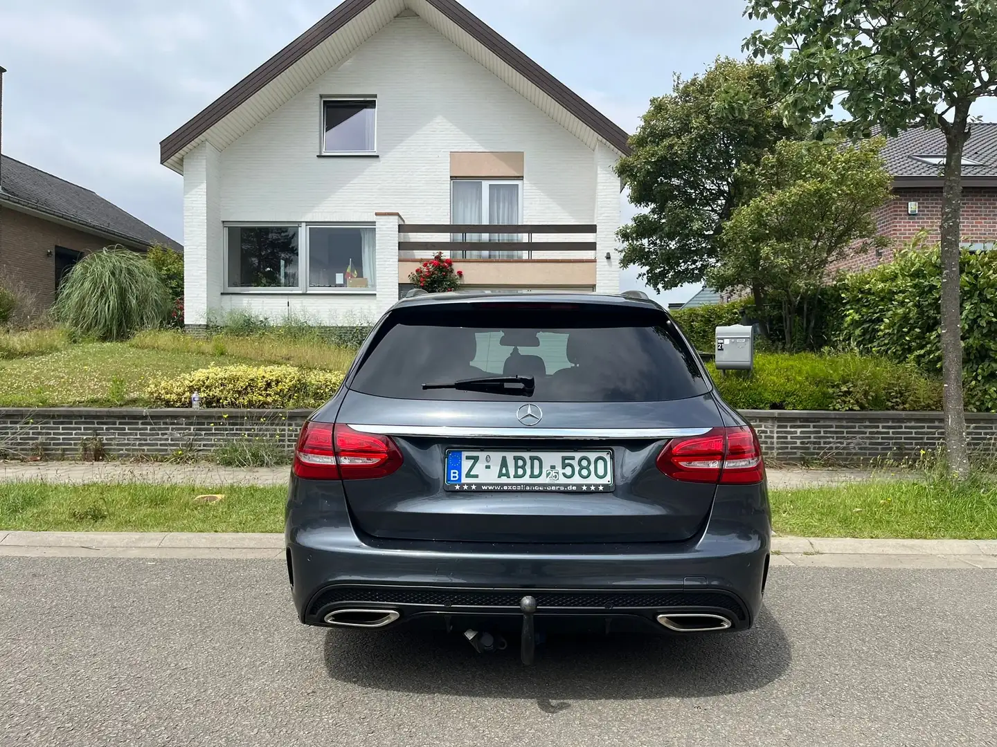 Mercedes-Benz C 200 C200 BREAK FULL OPTION PACK AMG Grijs - 2
