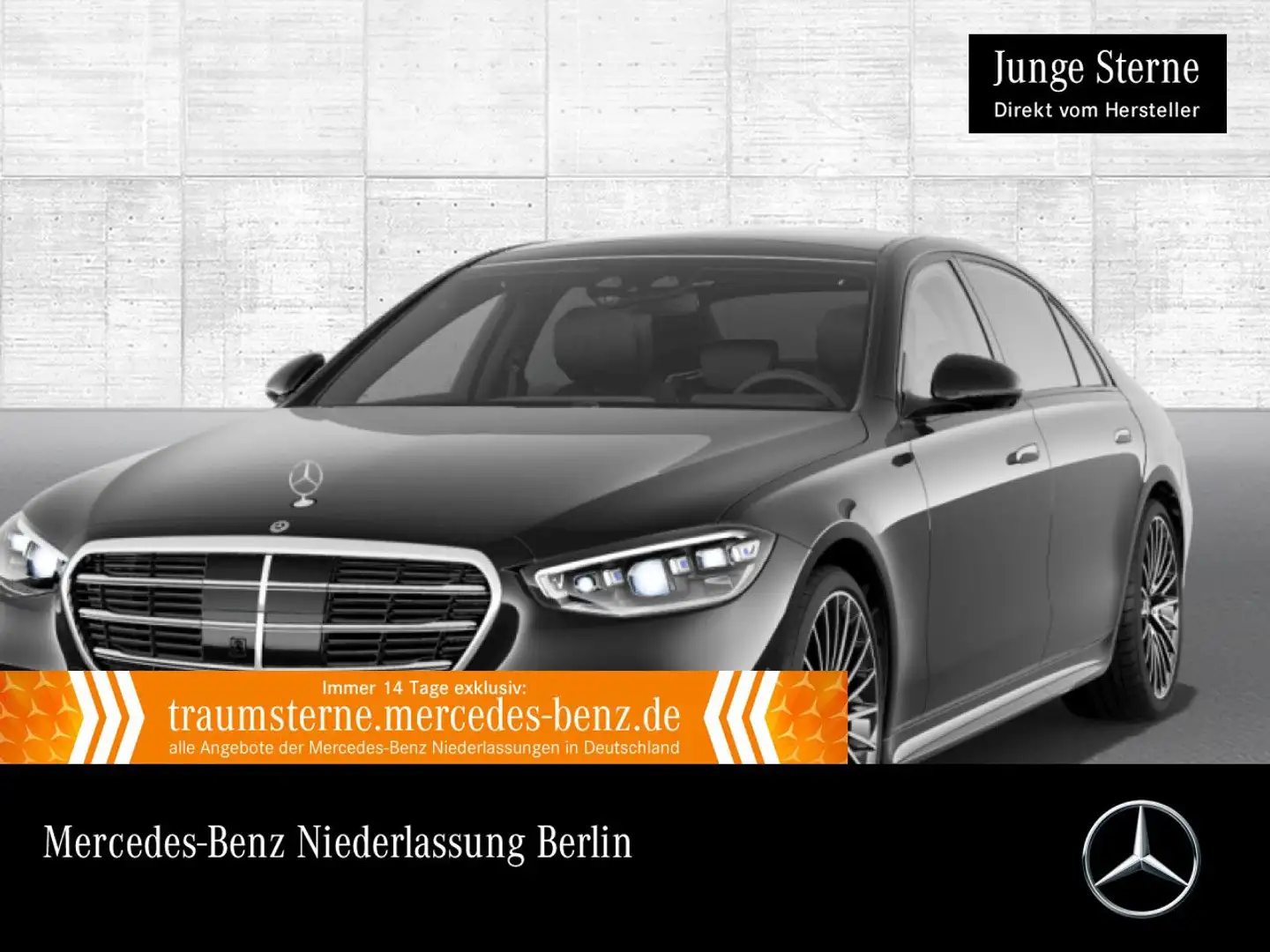Mercedes-Benz S 500 L 4M AMG+NIGHT+PANO+DIGITAL-L+BURMESTER3D Nero - 1