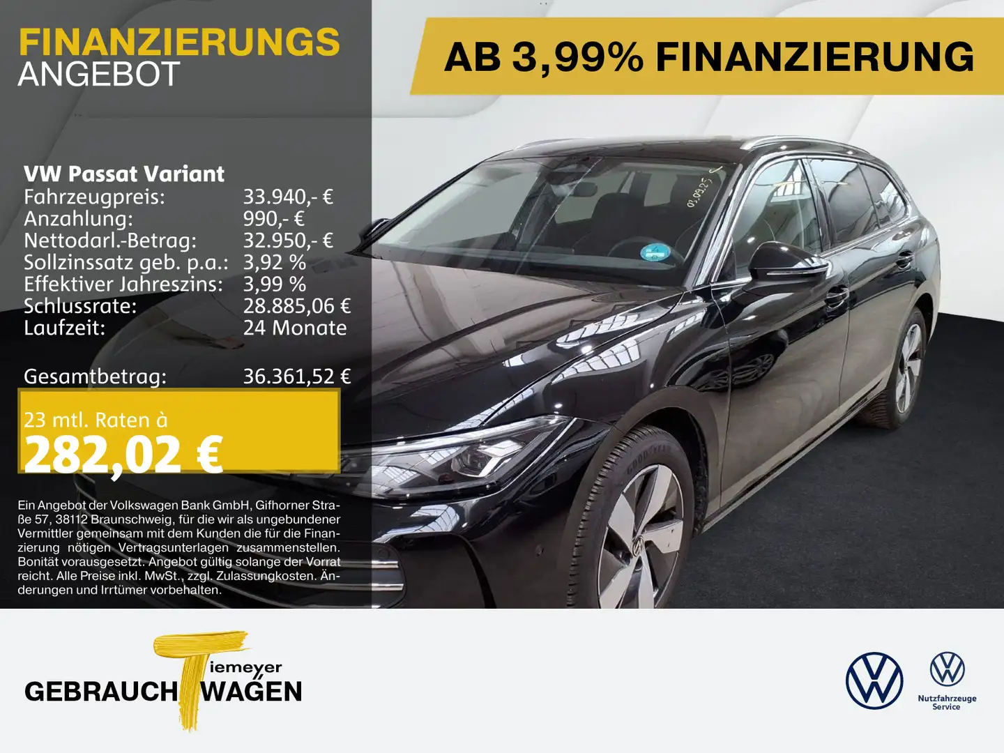 Volkswagen Passat Variant 2.0 TDI DSG BUSINESS LED AHK Nero - 1
