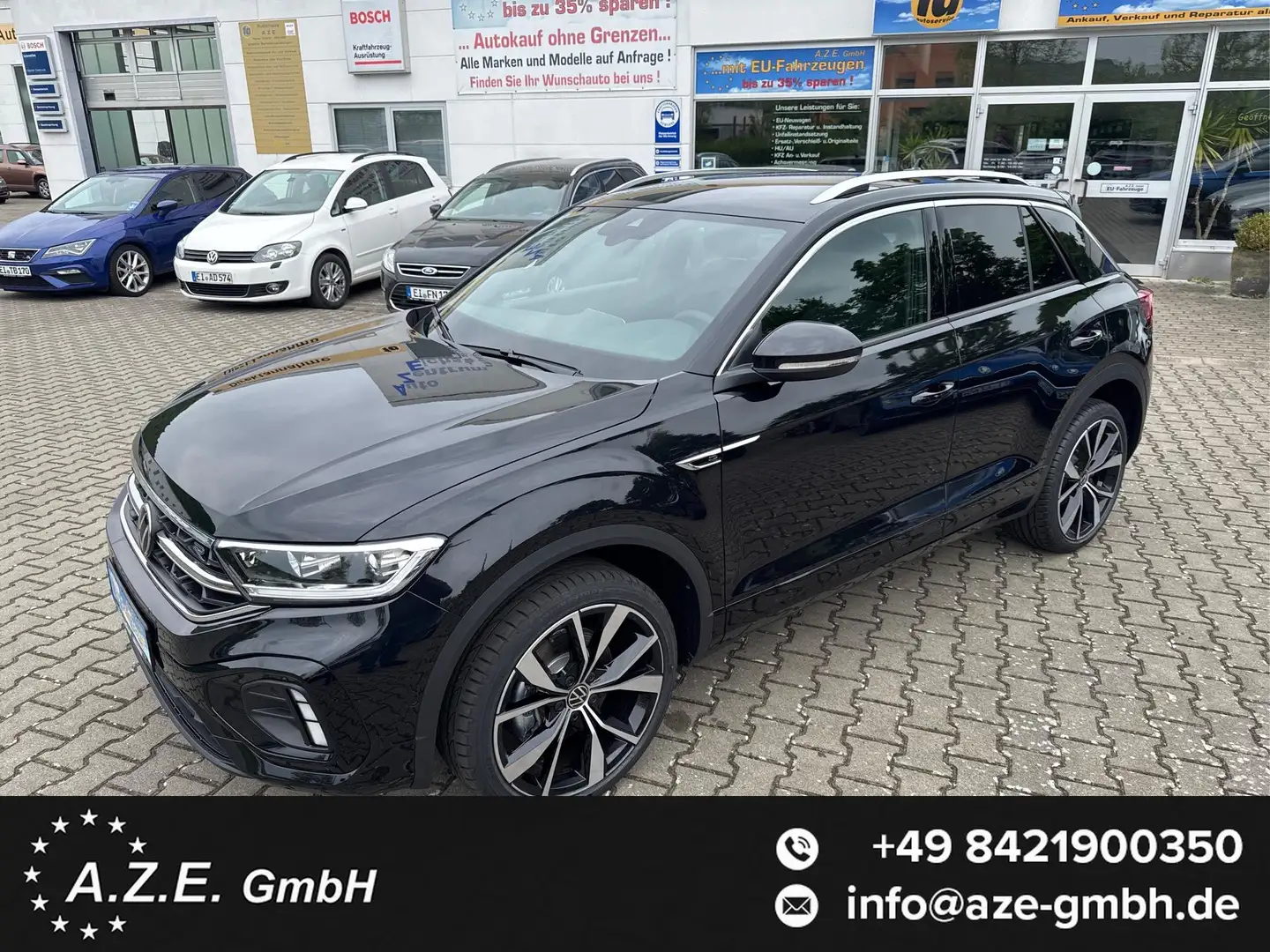 Volkswagen T-Roc 2.0 TSI DSG 4-Motion R-LINE *AHK*LED*KAMERA*TWA... Negro - 1