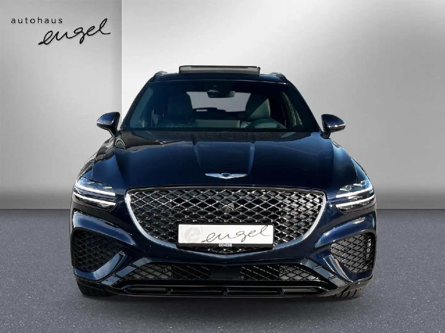 Genesis GV70 2.2D Sport 4WD,PANO,360°,MASSAGE,SITZKLIMA,ACC,LE Blau - 2