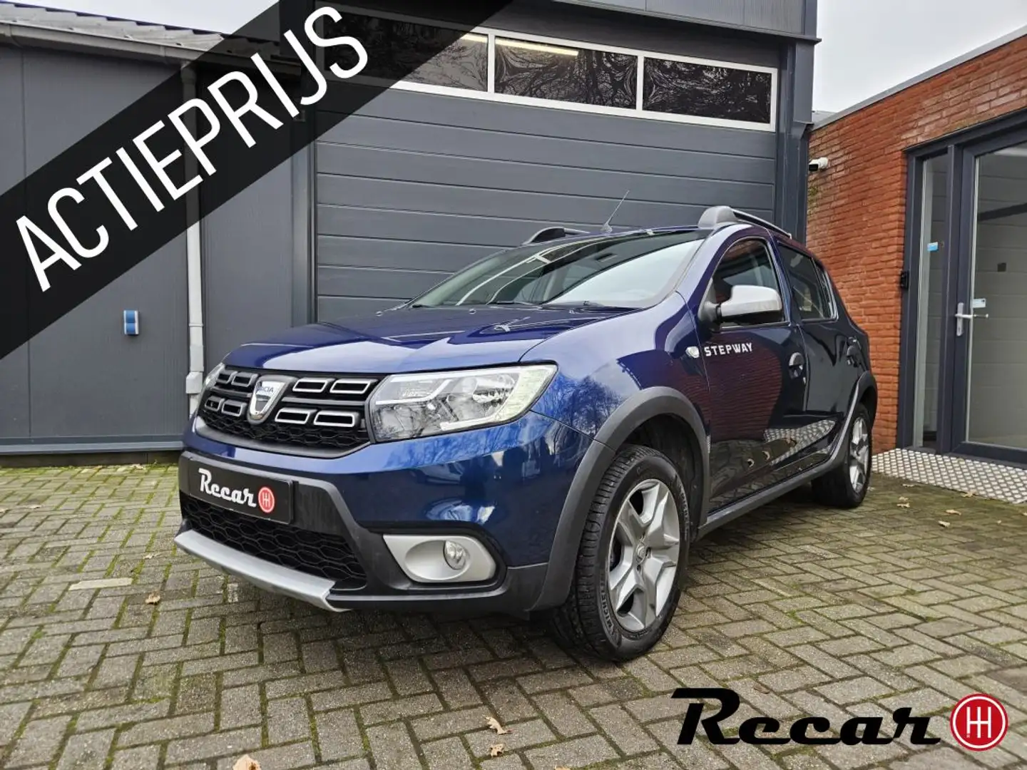 Dacia Sandero 0.9 TCe Bi-Fuel SL Stepway/Apk26/Trekhaak Blauw - 1