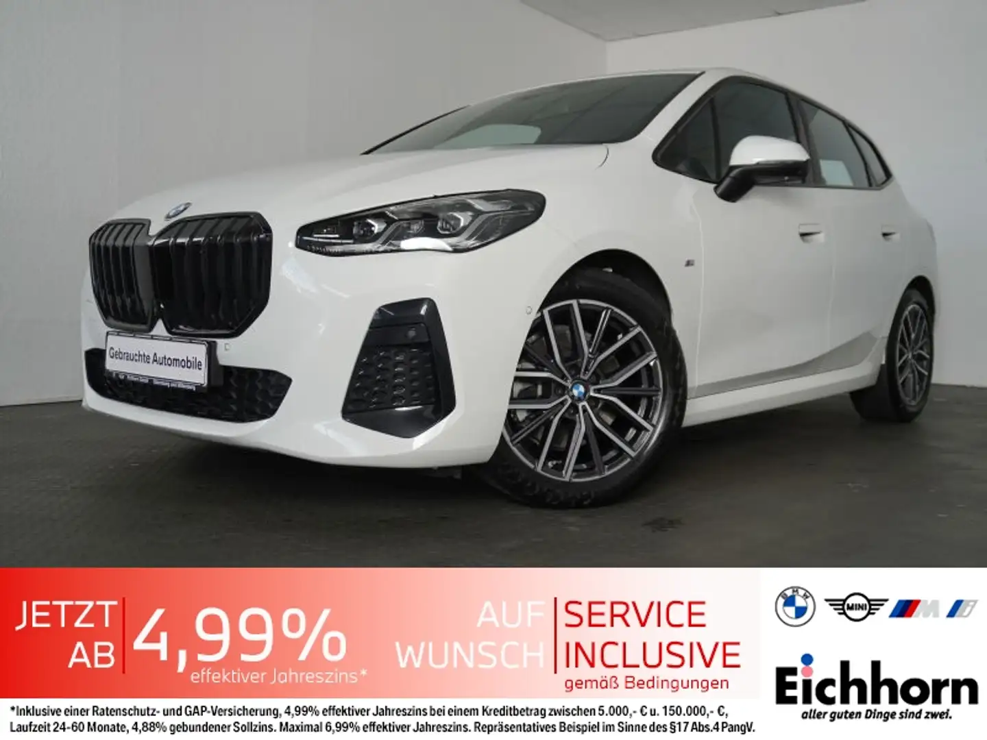 BMW 223 i Active Tourer M Sportpaket HUD.LED-SW.NAVI Білий - 1