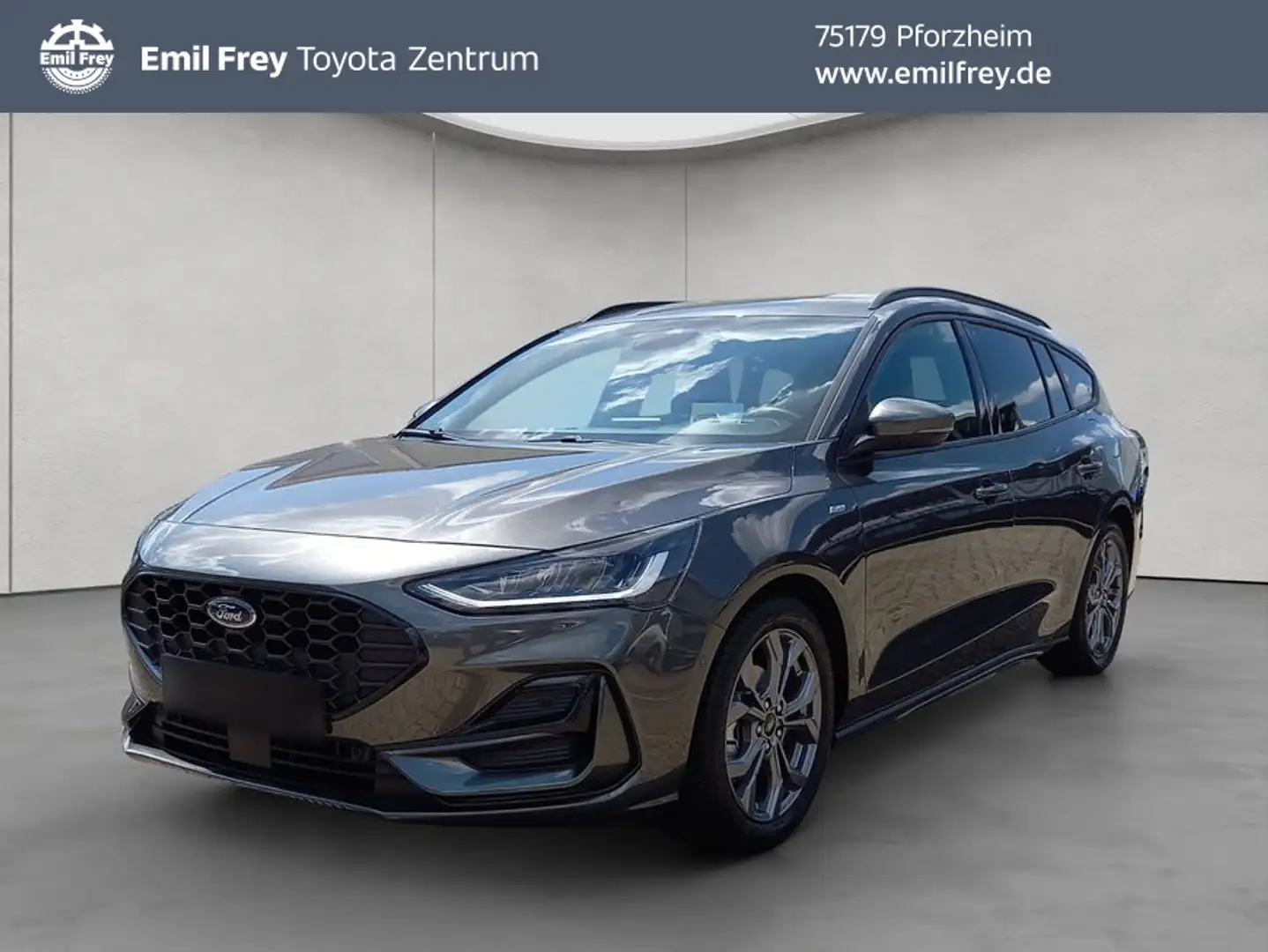 Ford Focus Turnier 1.0 EcoBoost Hybrid Aut. ST-LINE X Grijs - 1