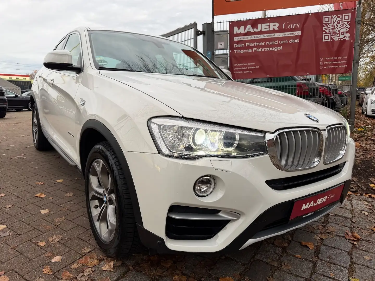 BMW X4 xDrive 20 d xLine*BIXEN*TEILLEDER*PDC*NAVI* Weiß - 1