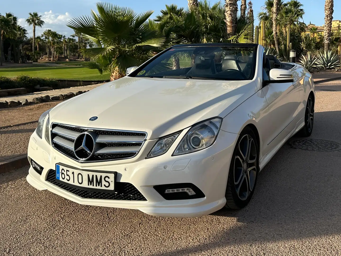 Mercedes-Benz E 220 E Cabrio 220CDI BE Blanco - 1